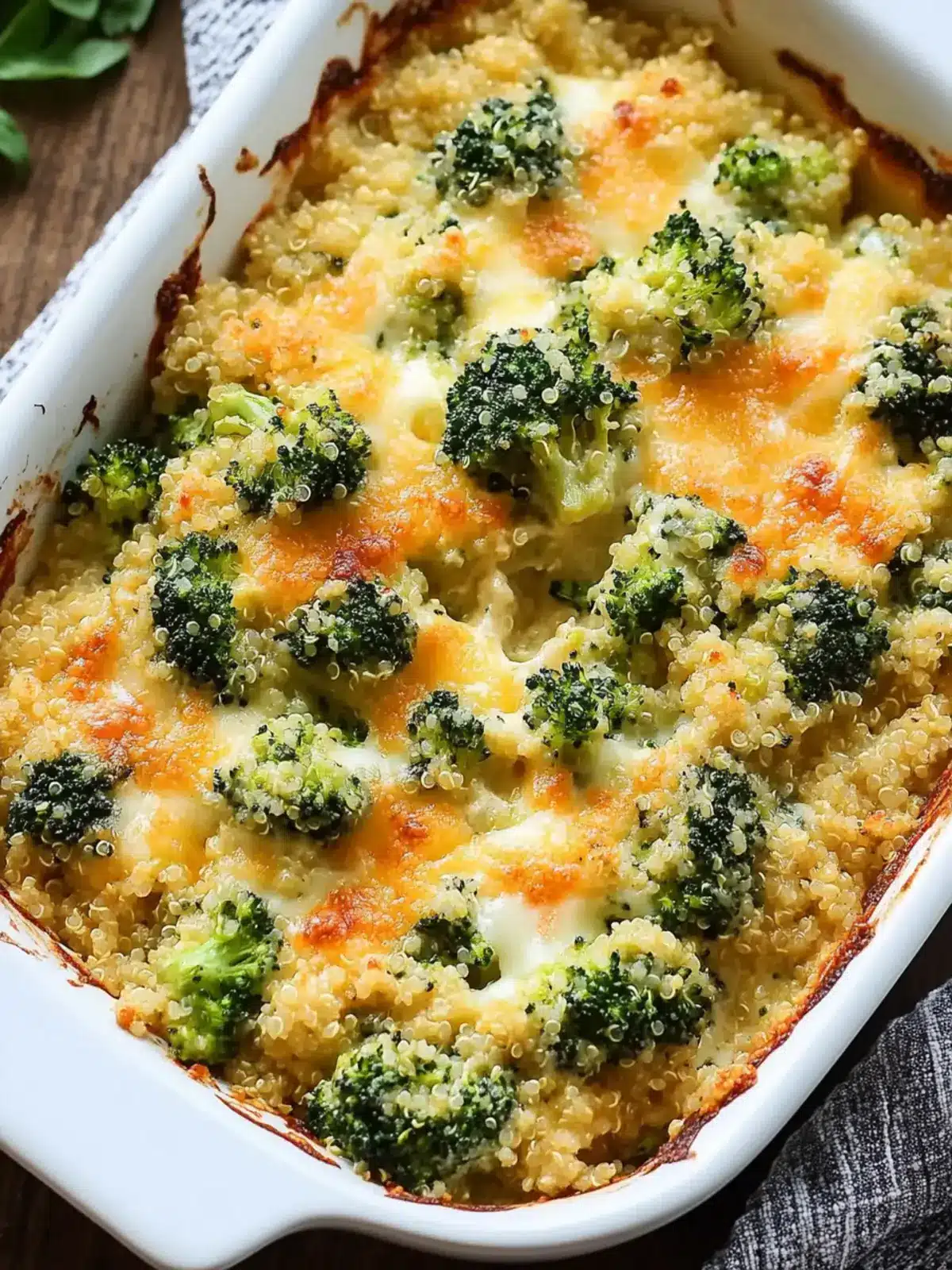 Creamy Quinoa Broccoli and Cheese Casserole You'll Crave 3 Creamy Quinoa Broccoli and Cheese Casserole