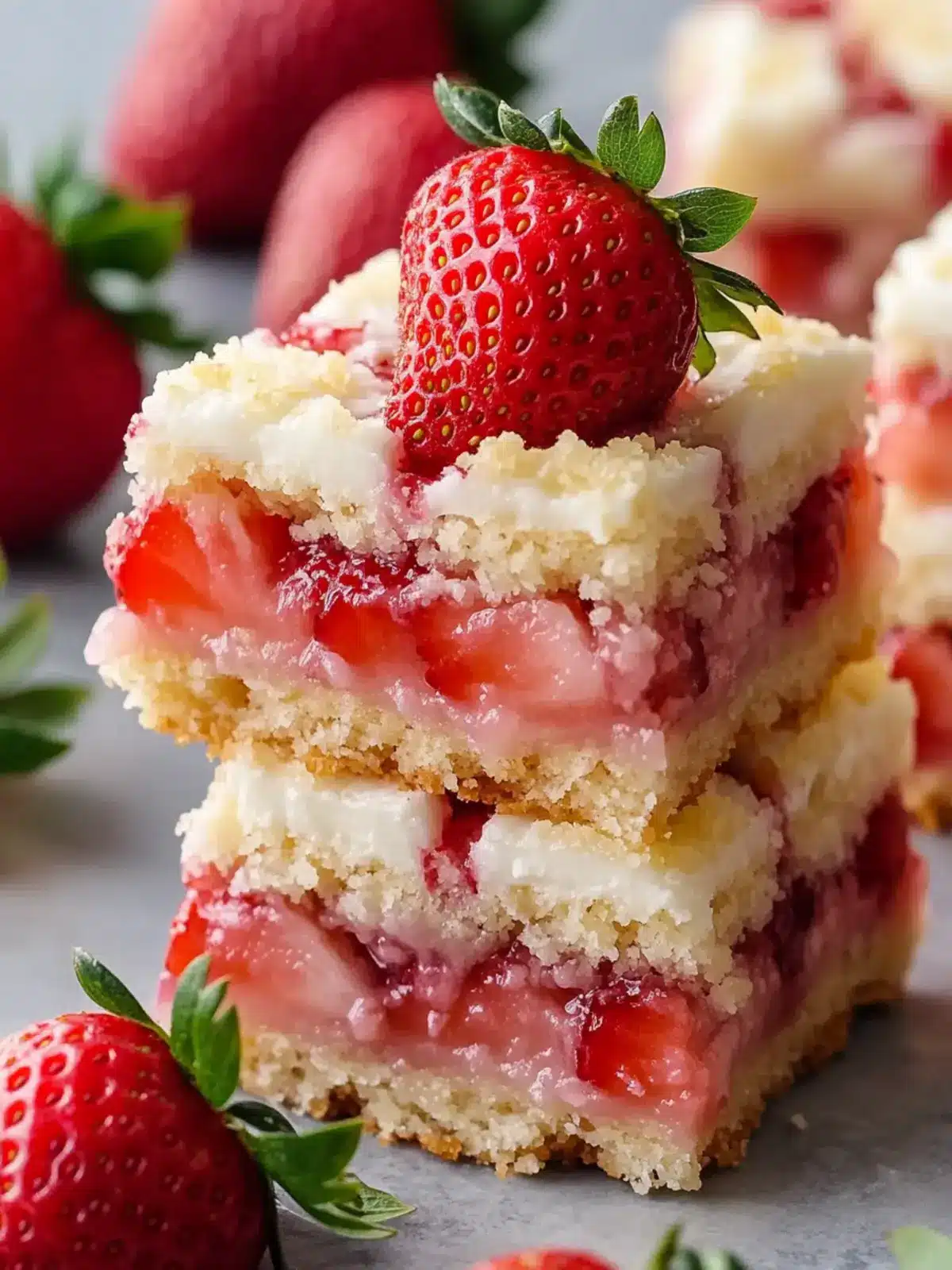 Irresistible Strawberry Shortcake Bars Recipe You’ll Adore 3 Strawberry Shortcake Bars Recipe