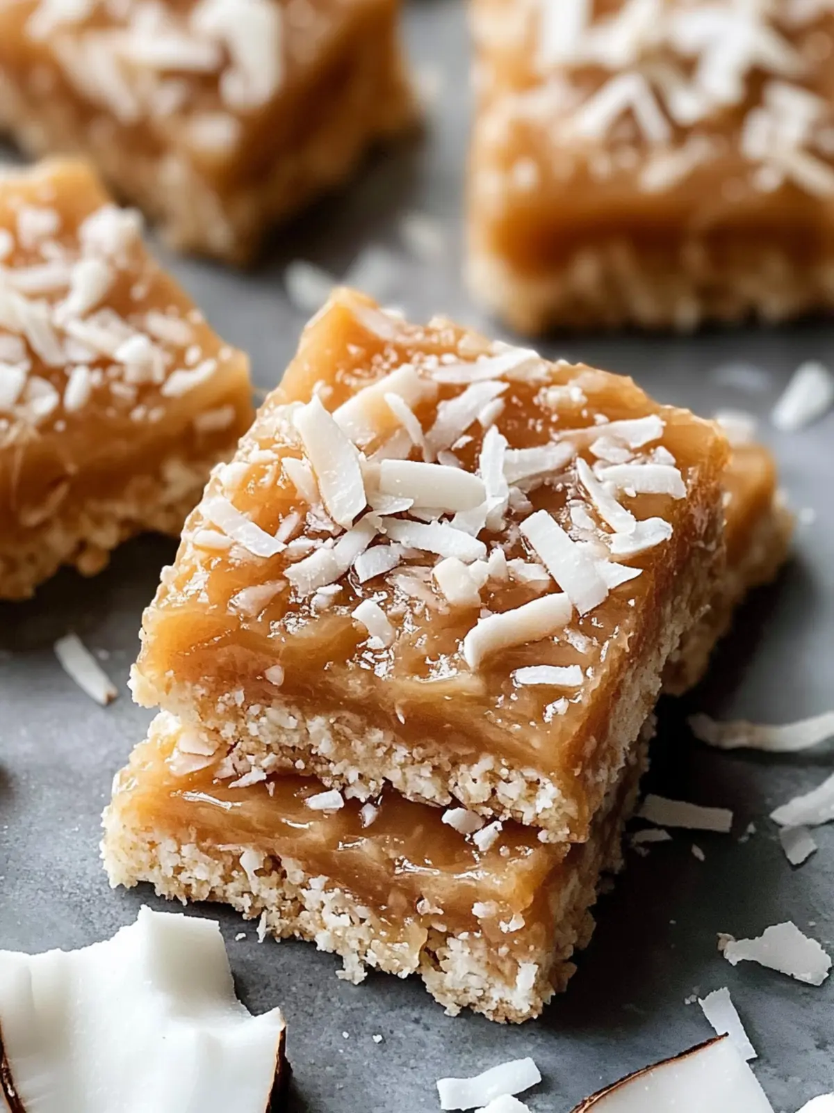 Caramel Coconut Bars That Taste Like Samoas Magic 3 Caramel Coconut Bars