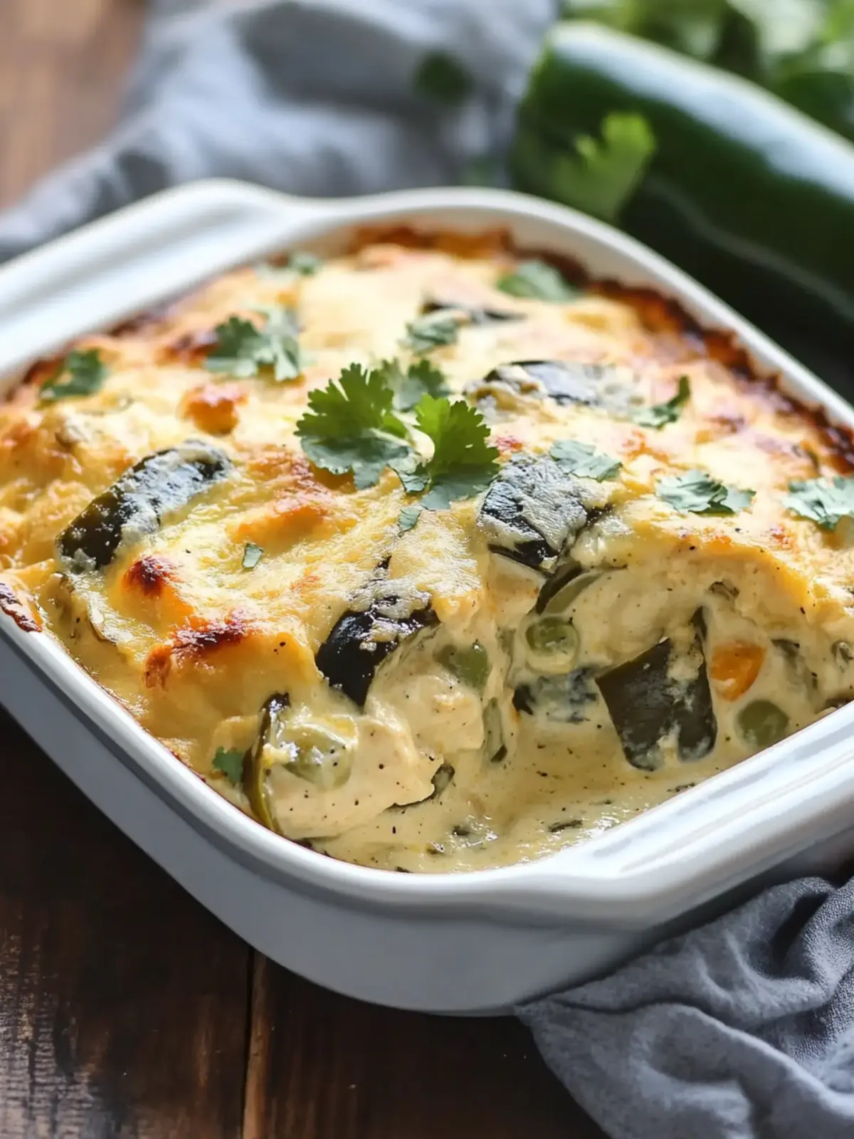 Delicious Chicken Poblano Casserole with Creamy Sauce Bliss 4 Chicken Poblano Casserole with Creamy Sauce