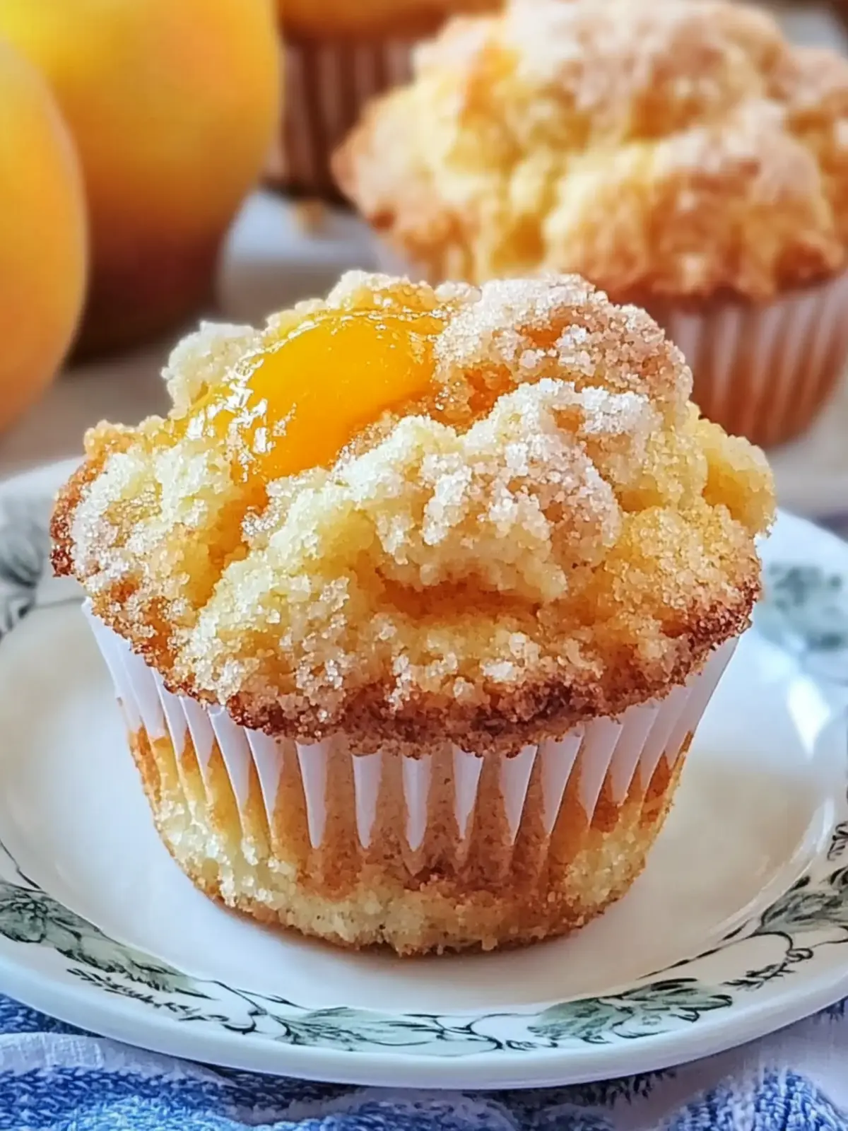 Homemade Peach Cobbler Muffins That Taste Like Summer Bliss 3 Homemade Peach Cobbler Muffins