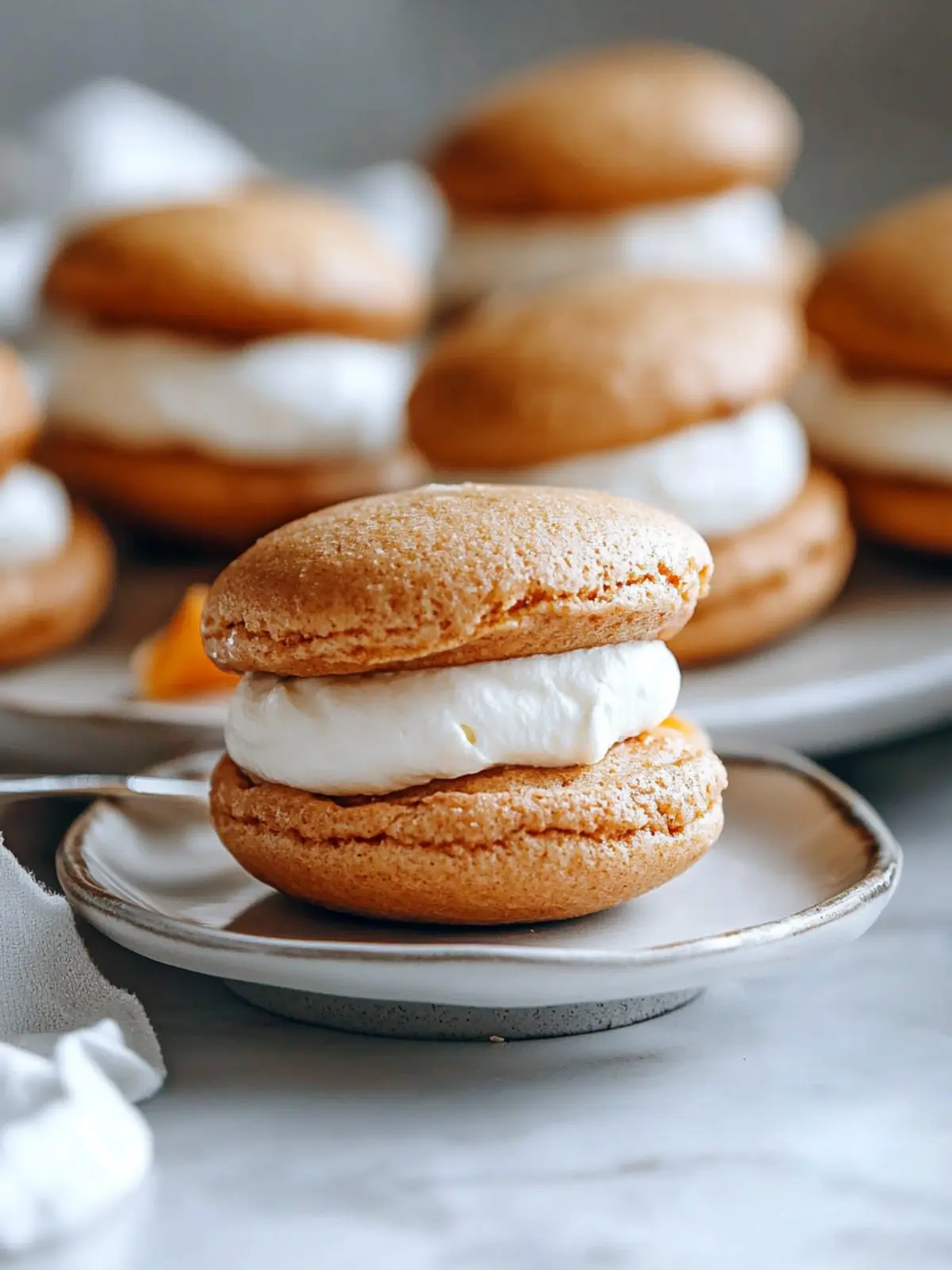 Peaches and Cream Whoopie Pies for a Sweet Summer Treat 3 Peaches and Cream Whoopie Pies