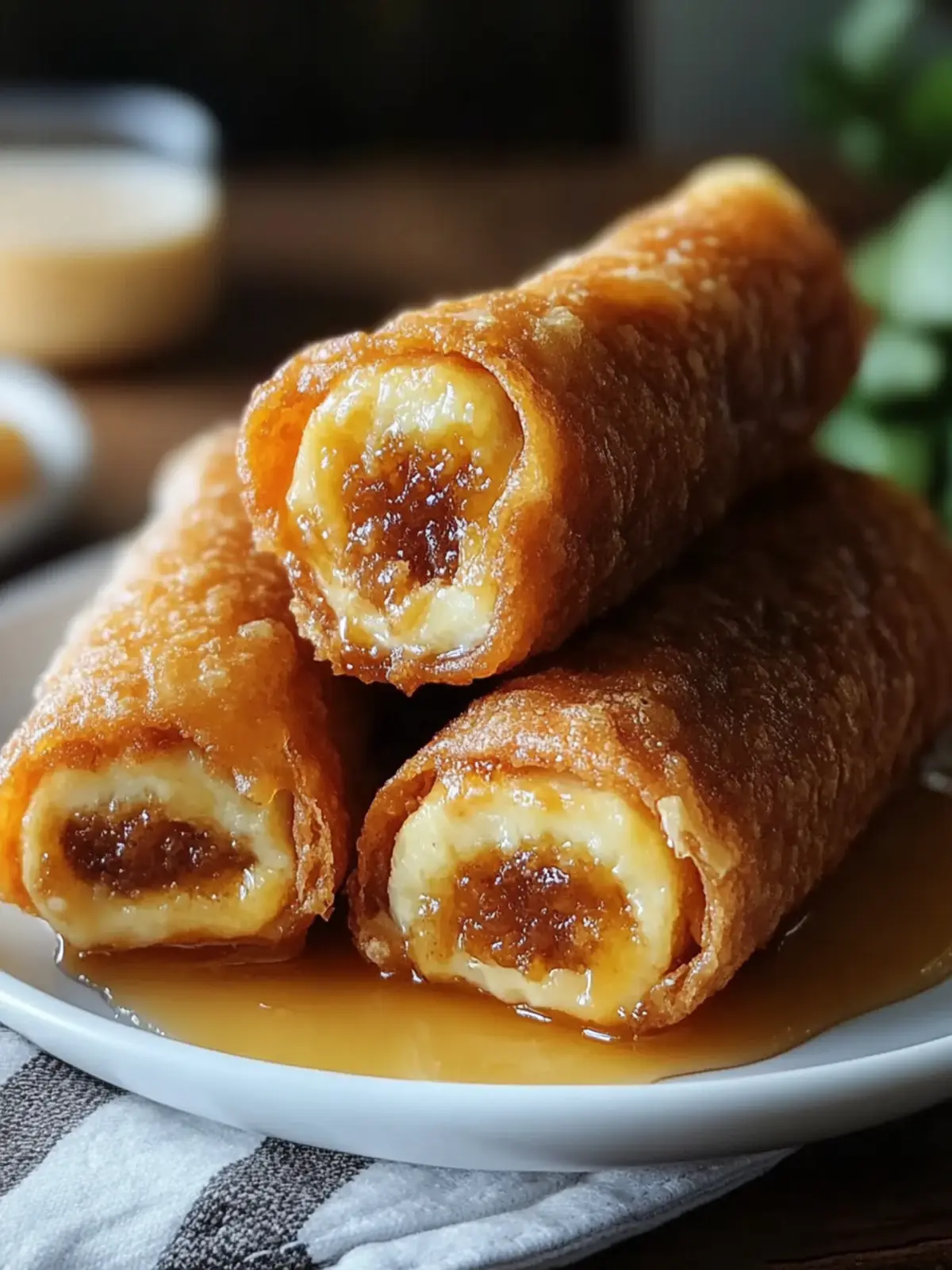 Texas Twinkies Egg Rolls with Honey: Crispy Tex-Mex Bliss 4 Texas Twinkies Egg Rolls with Honey