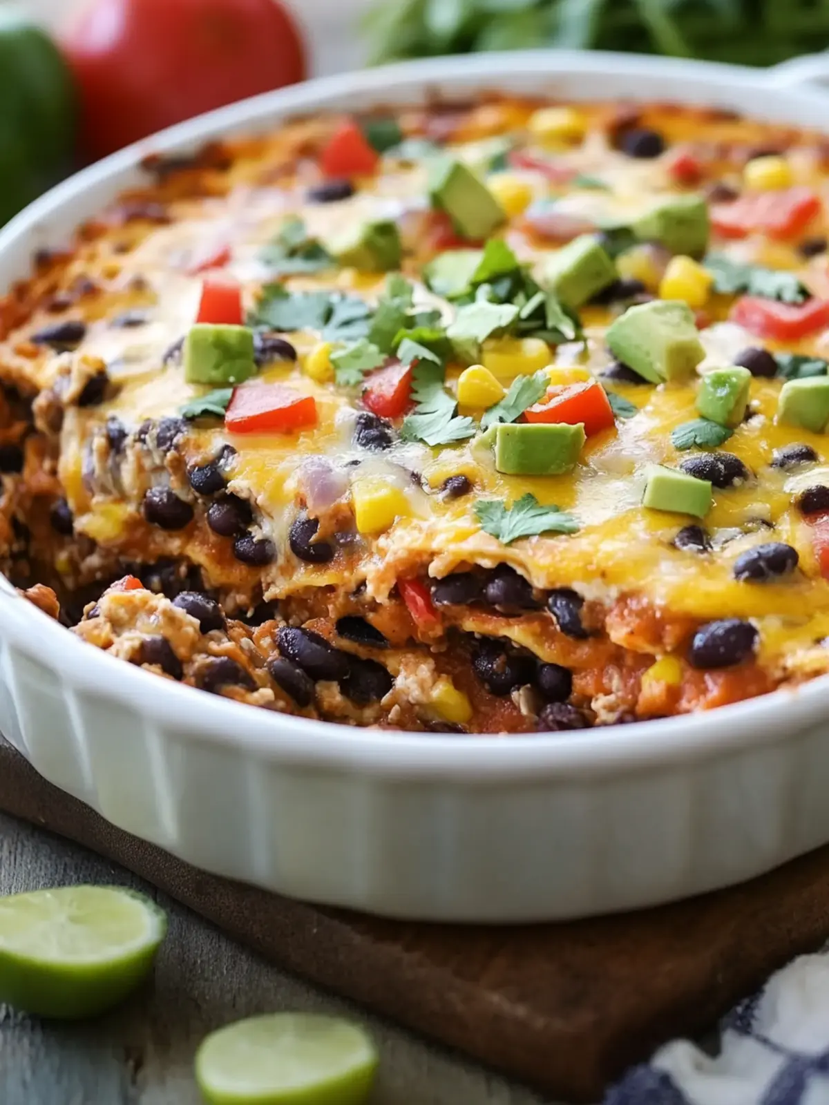 Southwestern Black Bean Casserole: A Cozy Family Winner 3 Southwestern Black Bean Casserole