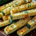 Crispy Zesty Baked Zucchini Sticks for Guilt-Free Snacking 8 Zesty Baked Zucchini Sticks
