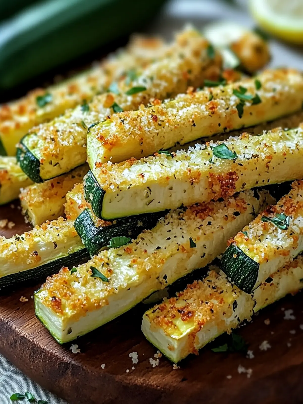 Crispy Zesty Baked Zucchini Sticks for Guilt-Free Snacking 5 Zesty Baked Zucchini Sticks
