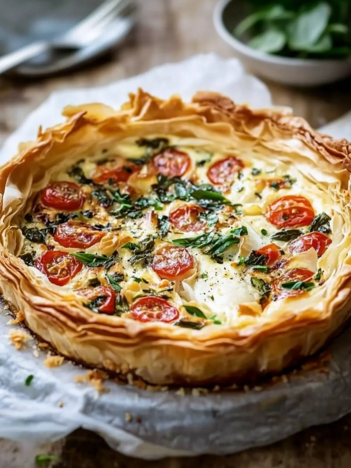 Savory Hairy Bikers Filo Pastry Quiche Recipe for Light Comfort 3 Hairy Bikers Filo Pastry Quiche Recipe