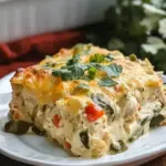 Delicious Chicken Poblano Casserole with Creamy Sauce Bliss 7 Chicken Poblano Casserole with Creamy Sauce