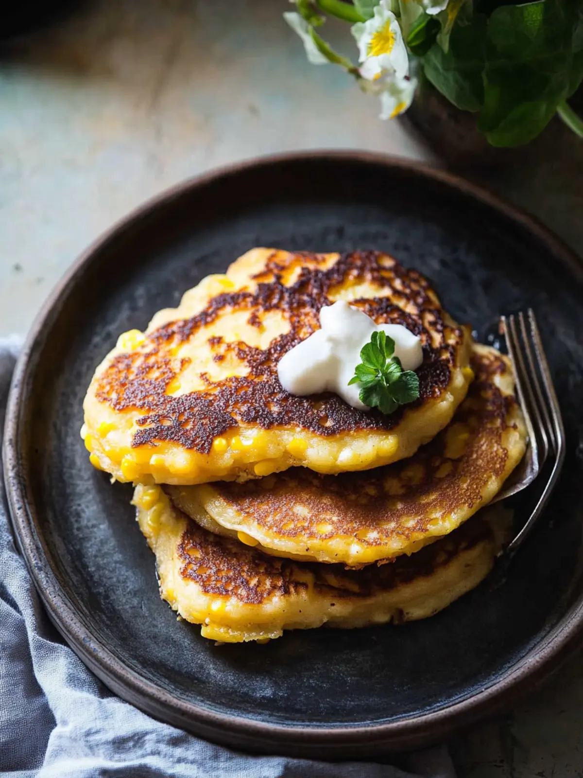 Mouthwatering Cachapas | Easy Venezuelan Corn Pancakes Recipe 2 Cachapas | Venezuelan Corn Pancakes