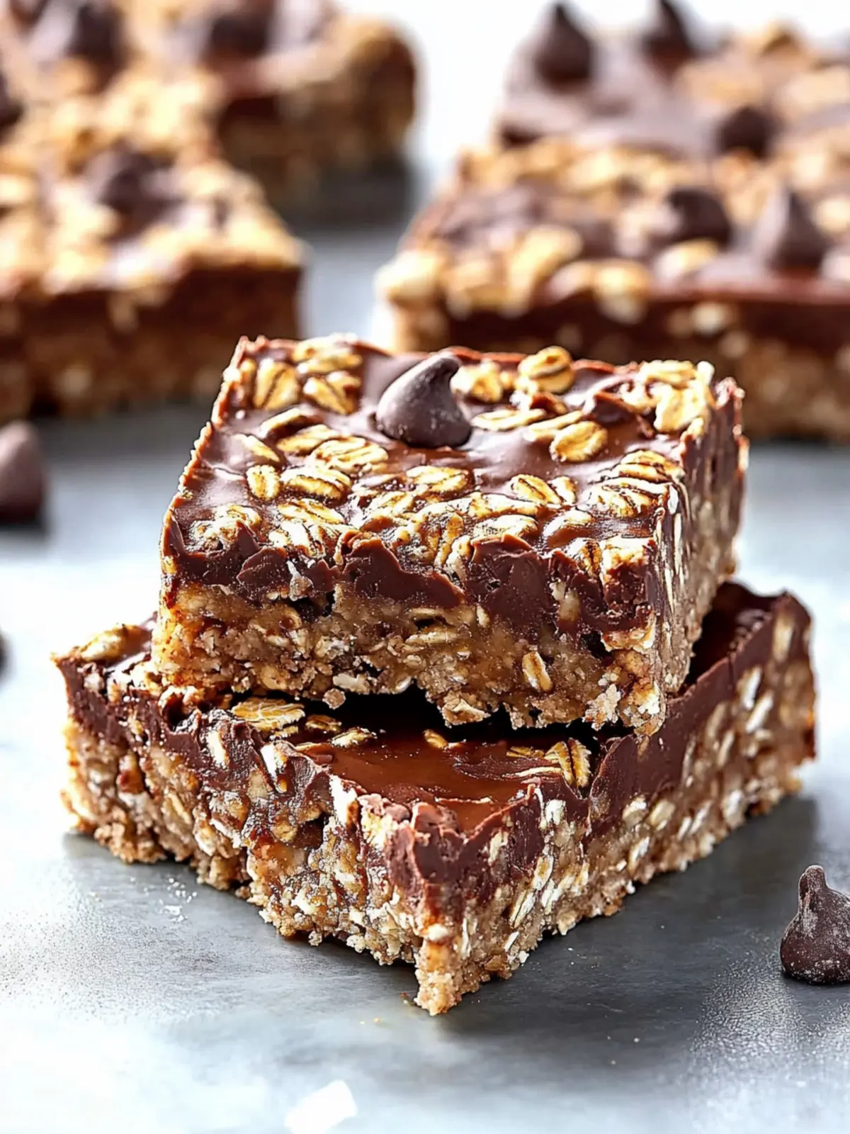 Deliciously Easy No Bake Chocolate Oatmeal Bars for Everyone 3 No Bake Chocolate Oatmeal Bars