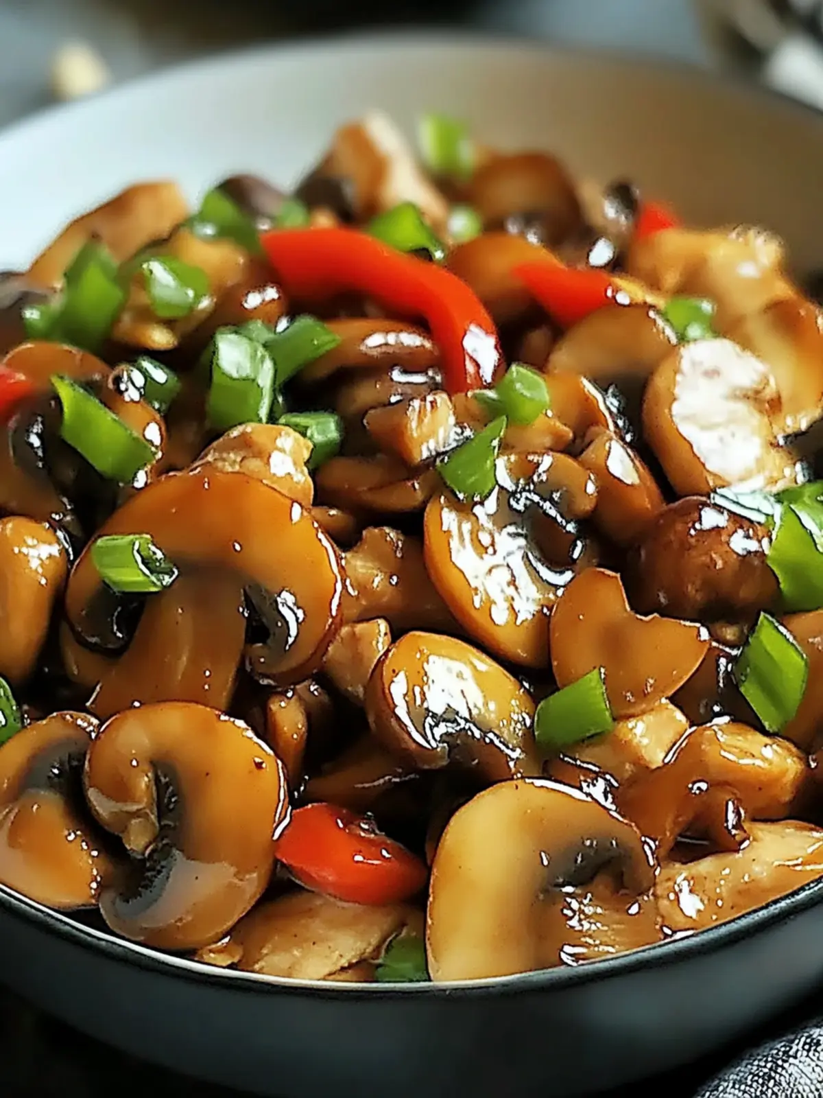 Make a Quick and Delicious Chicken and Mushroom Stir-Fry Tonight!