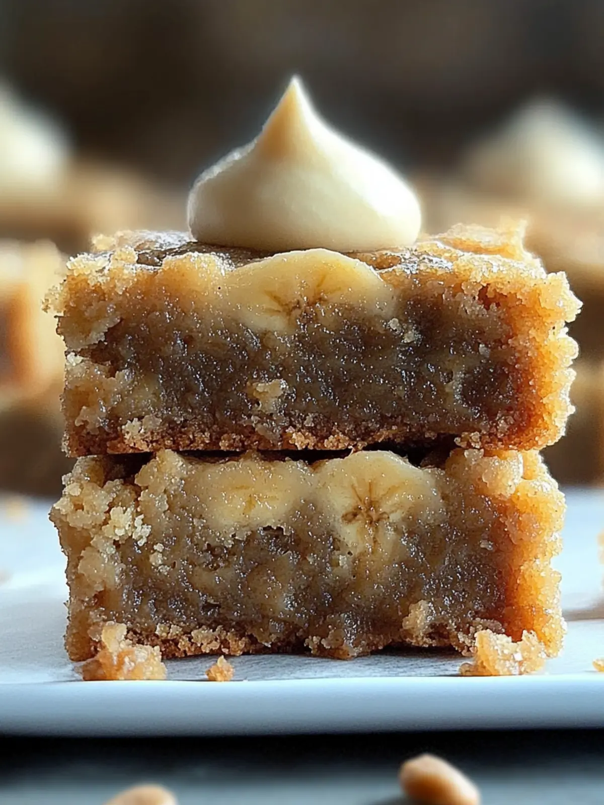 Indulgent Banana Bread Blondies That Will Delight Your Tastebuds 4 Indulgent Banana Bread Blondies