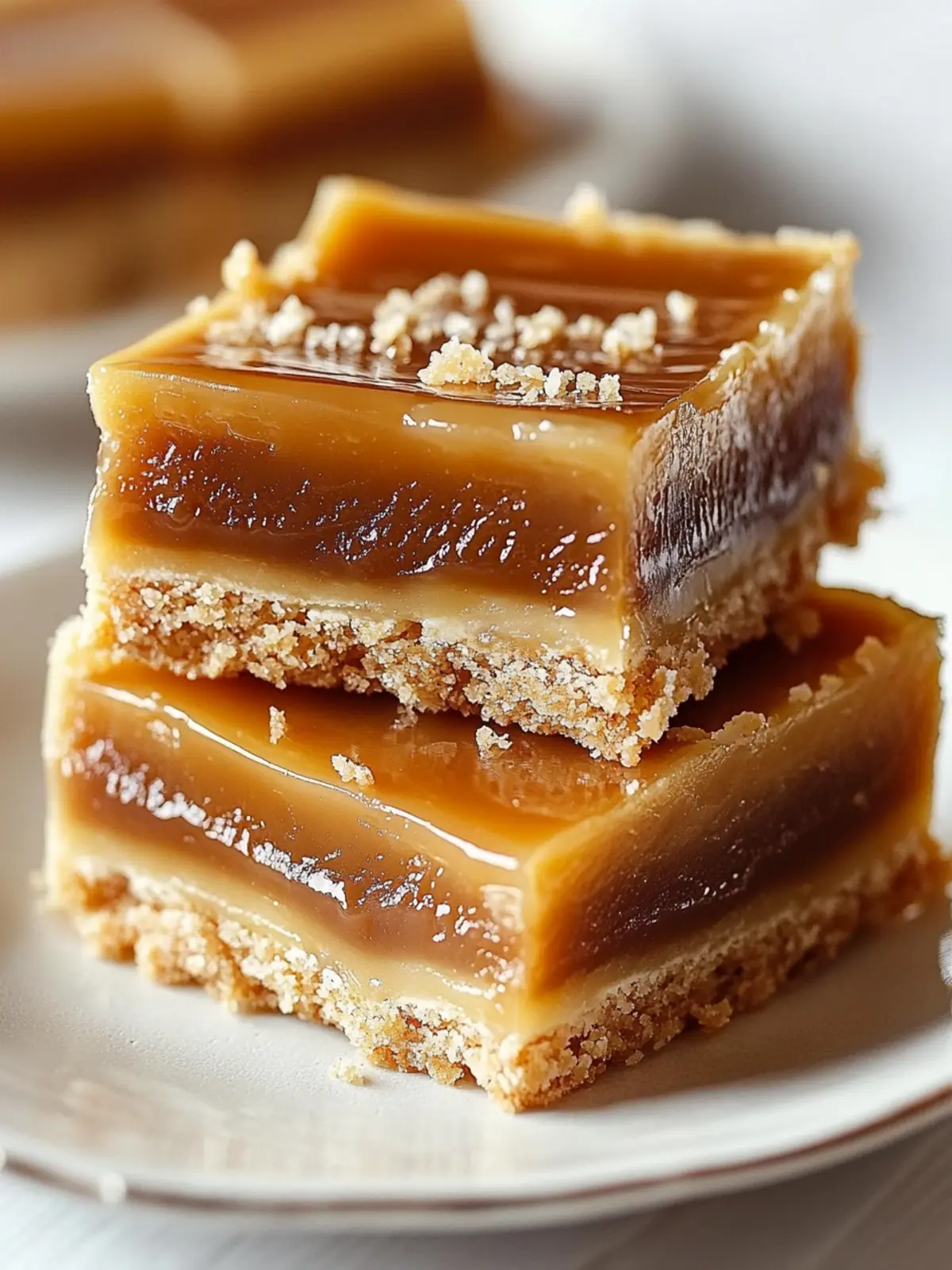 Caramel Crush Bars Dessert: Irresistible Oat Treats to Savor 2 Caramel Crush Bars Dessert