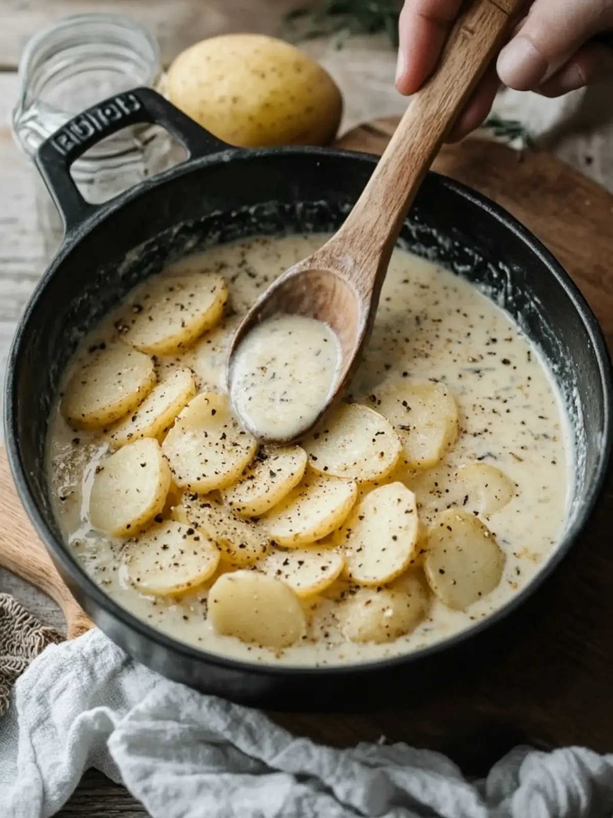 Creamy Pour-Over Over Potatoes for a Comforting Twist 4 creamy pour-over over potatoes