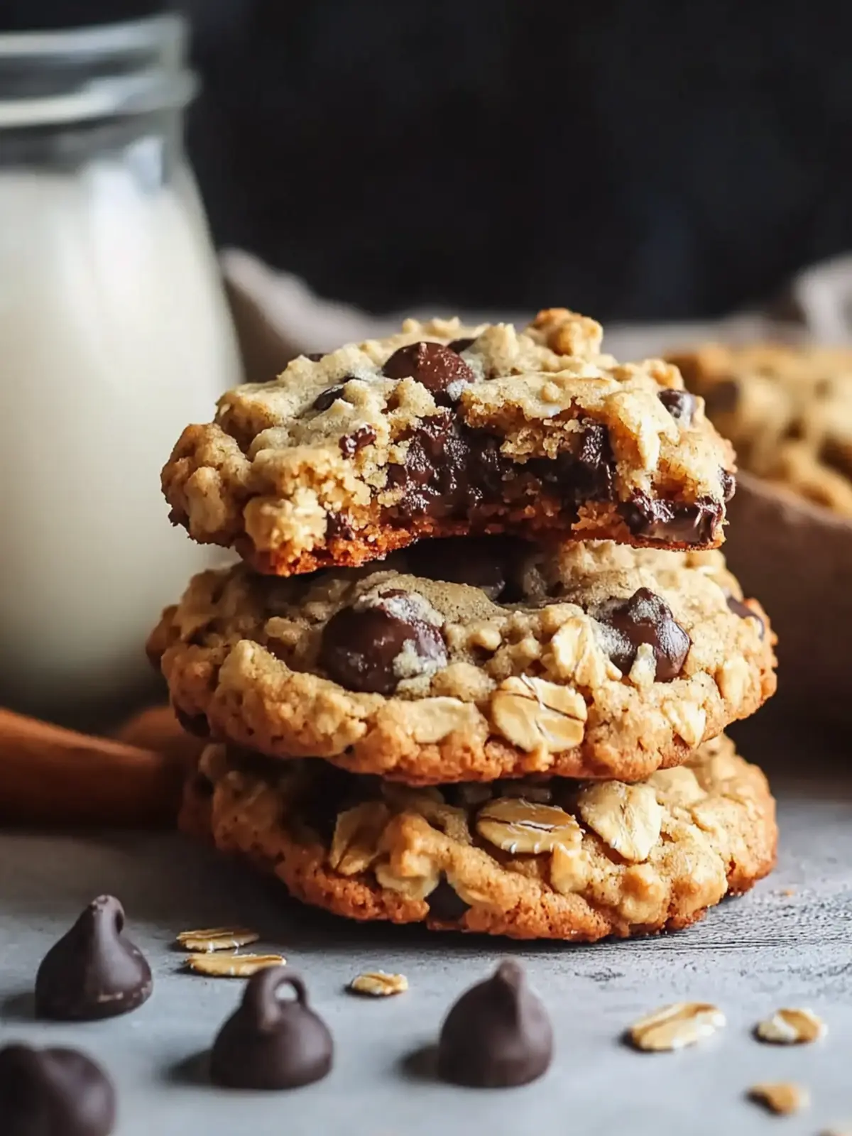Thick and Chewy Oatmeal Chocolate Chip Cookies Recipe 4 Oatmeal Chocolate Chip Cookies Recipe