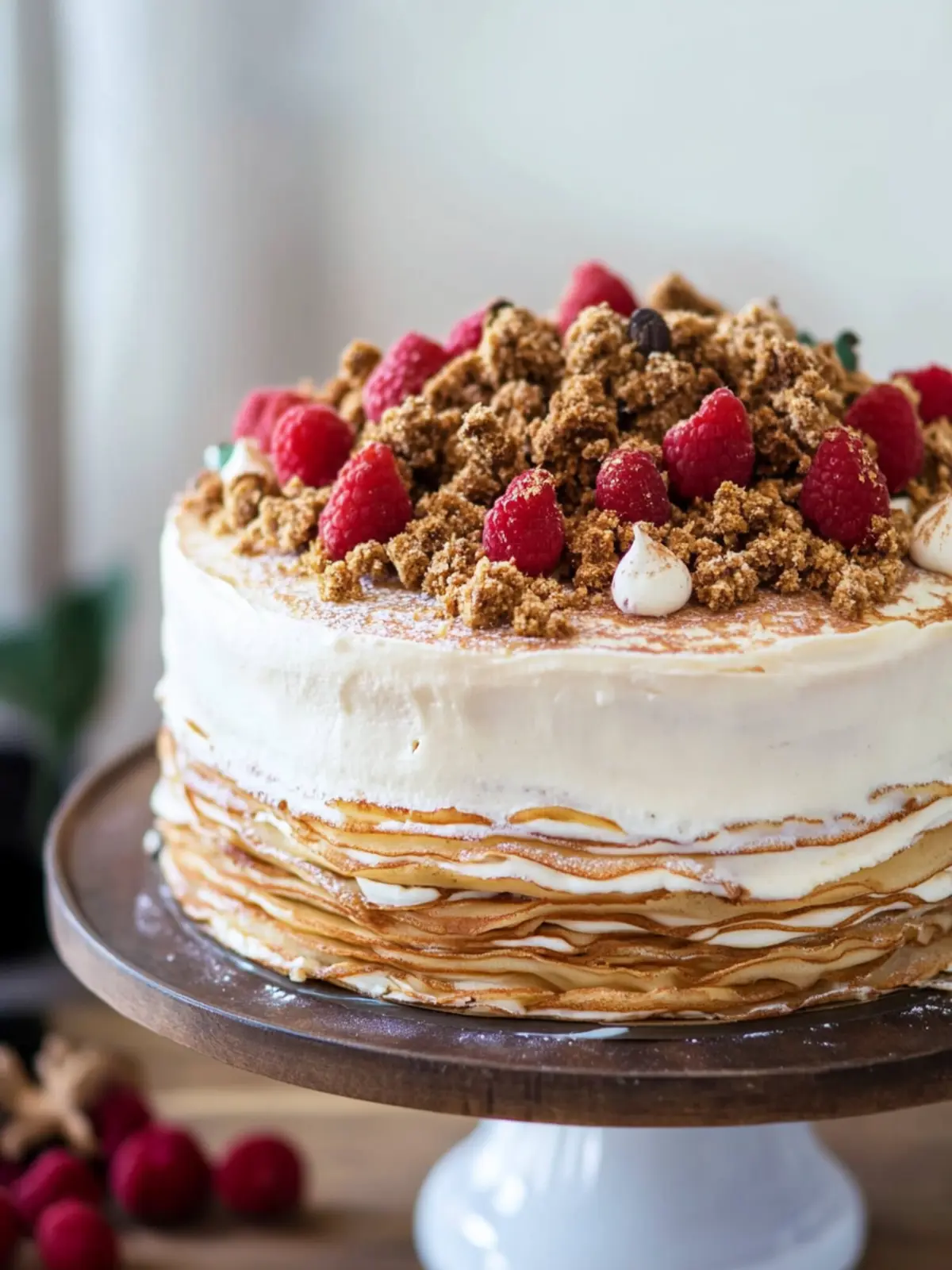 Gingerbread Crepe Cake: Your New Holiday Showstopper 4 Gingerbread Crepe Cake