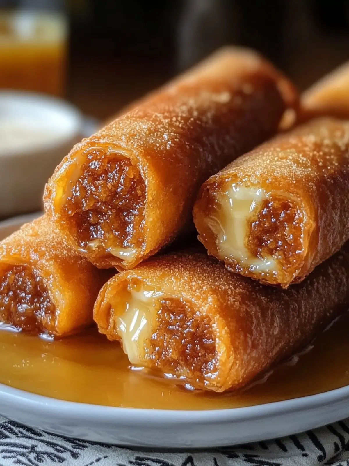 Texas Twinkies Egg Rolls with Honey: Crispy Tex-Mex Bliss 2 Texas Twinkies Egg Rolls with Honey