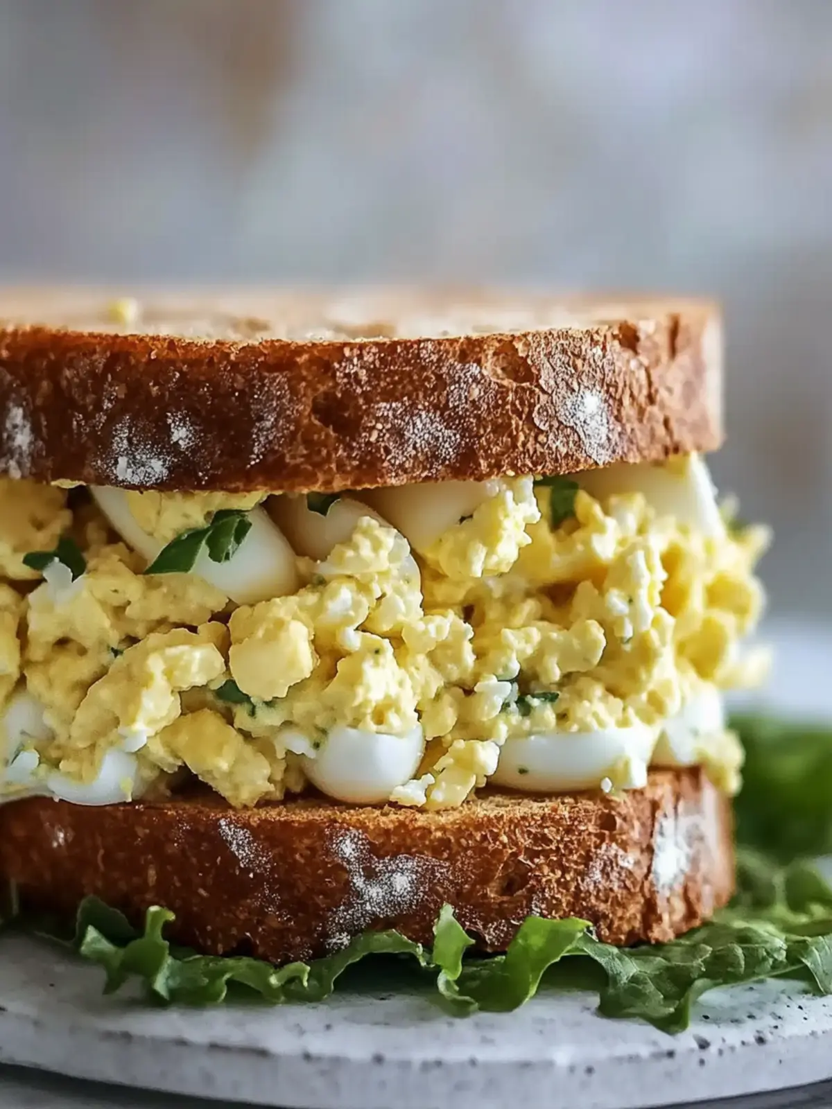 Delicious Protein-Packed Cottage Cheese Egg Salad Sandwich 2 Protein-Packed Cottage Cheese Egg Salad Sandwich