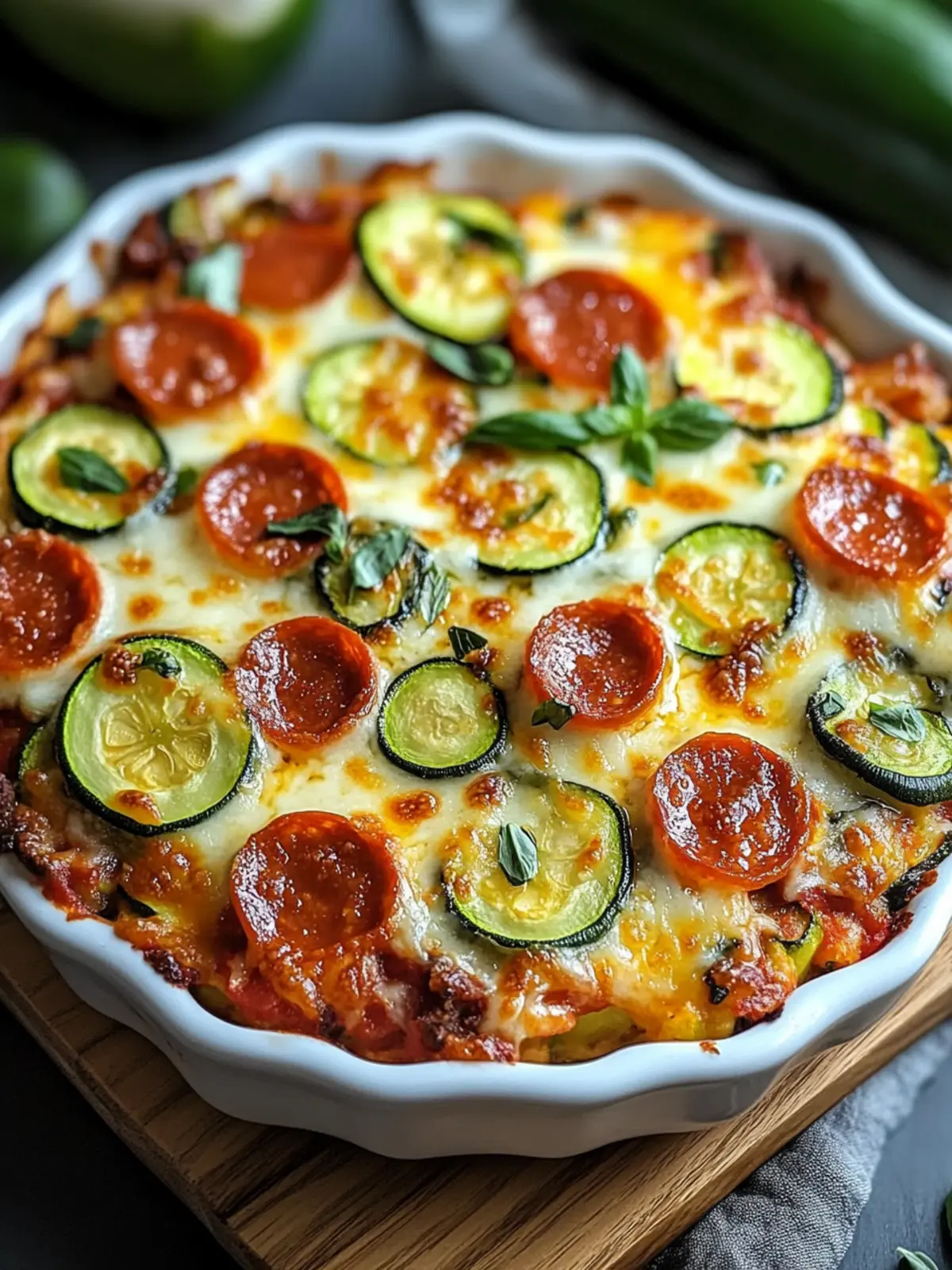 Guilt-Free Zucchini Pizza Casserole for the Whole Family 3 Zucchini Pizza Casserole
