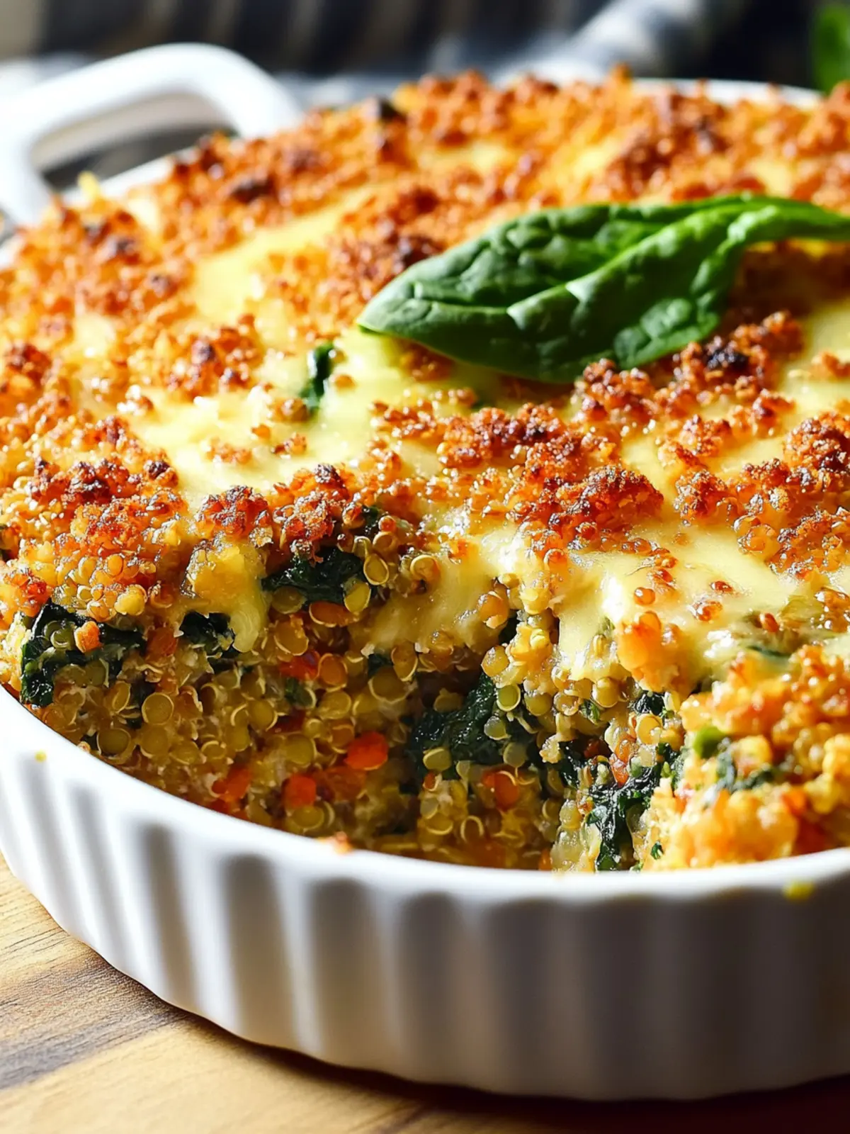 Quinoa Lentil Spinach Bake: Comfort Food You’ll Crave 5 Quinoa Lentil Spinach Bake