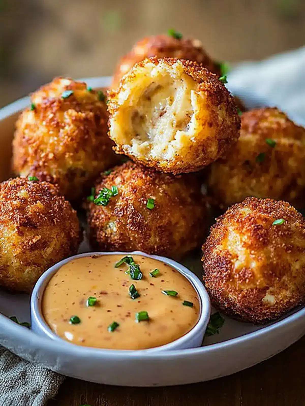 Irresistible Reuben Balls with Spicy Thousand Island Dip 5 Reuben Balls with Spicy Thousand Island Dipping Sauce