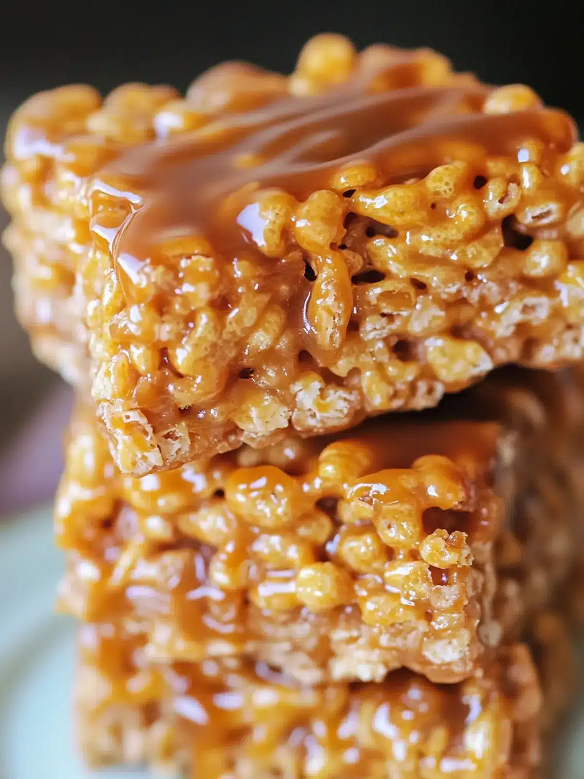 samoa (caramel delite) rice krispie treats