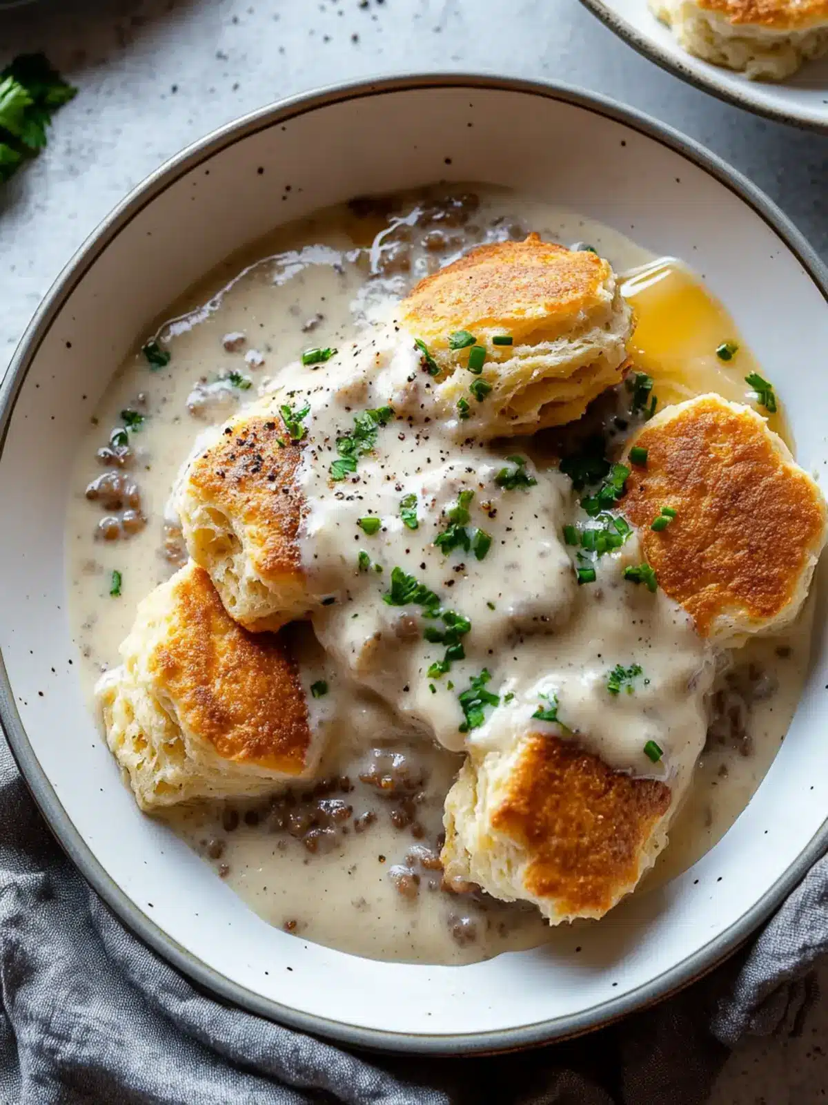 High Protein Biscuits & Gravy Breakfast Made Easy at Home 5 High Protein Biscuits & Gravy Breakfast