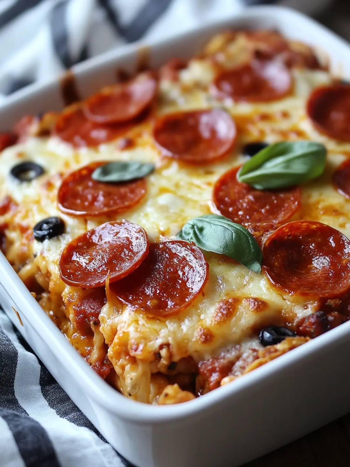 Satisfy Cravings with Pizza Casserole Low Carb Delight 4 Pizza Casserole Low Carb