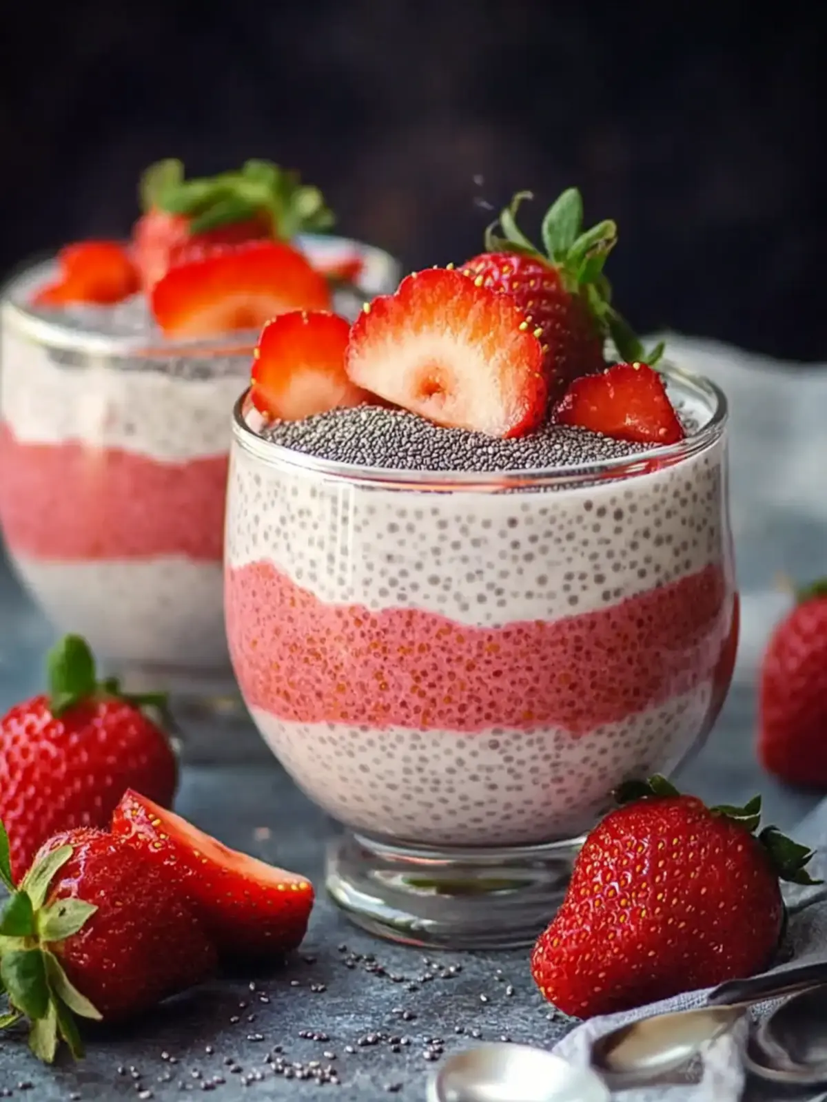 Strawberry Cheesecake Chia Pudding Recipe for Guilt-Free Bliss 3 Strawberry Cheesecake Chia Pudding Recipe