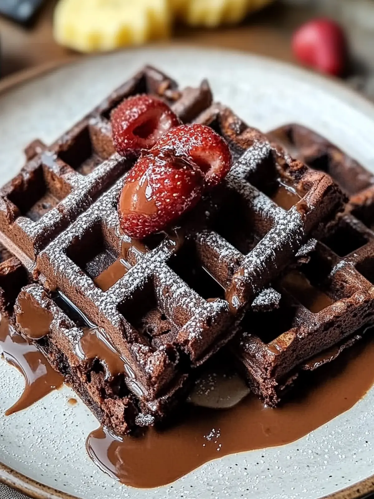 Indulge in Fudgy Brownie Waffles: A Sweet Breakfast Dream 5 Fudgy Brownie Waffles