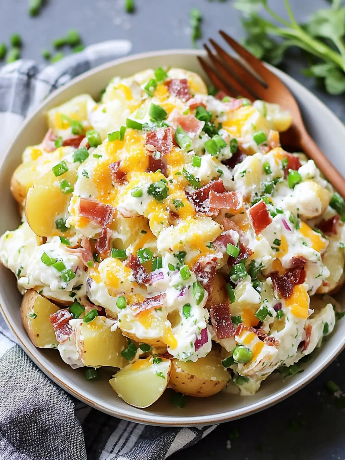 Loaded Baked Potato Salad That'll Wow Your Guests! 4 Loaded Baked Potato Salad