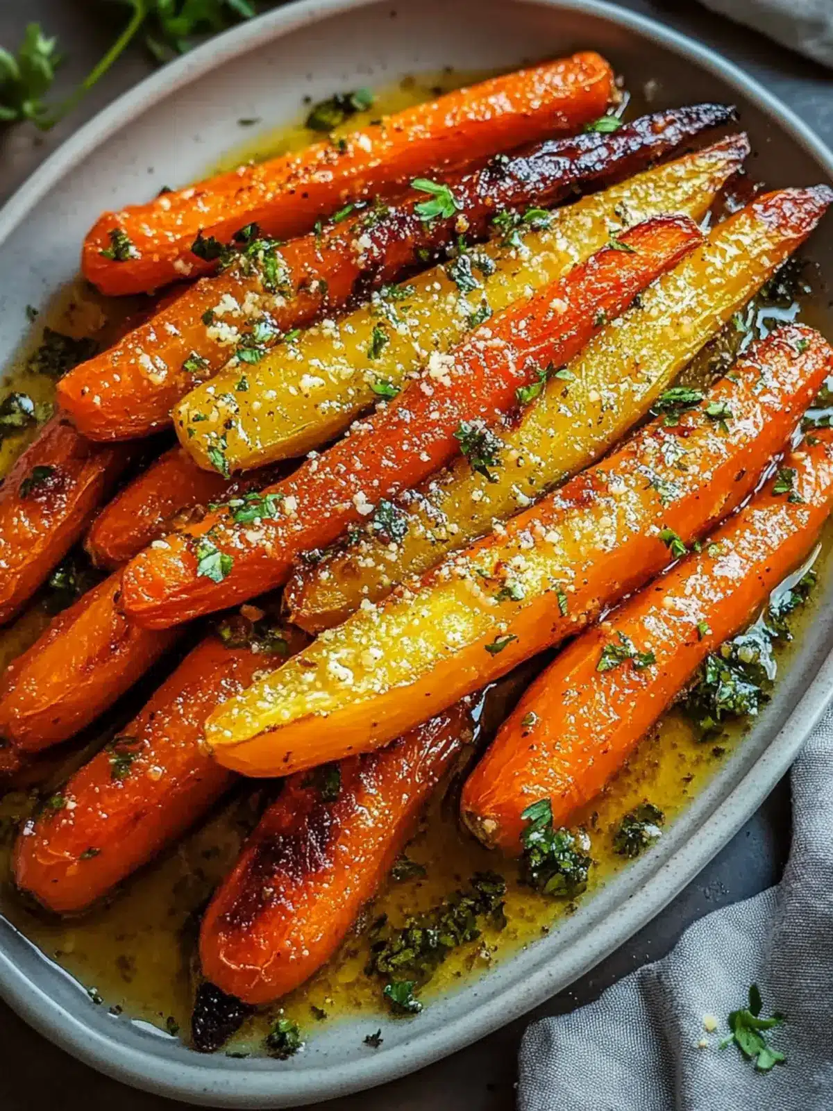 Perfect Holiday Honey Garlic Butter Roasted Carrots Everyone Will Love 4 Perfect Holiday Honey Garlic Butter Roasted Carrots