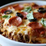 Satisfy Cravings with Pizza Casserole Low Carb Delight 8 Pizza Casserole Low Carb