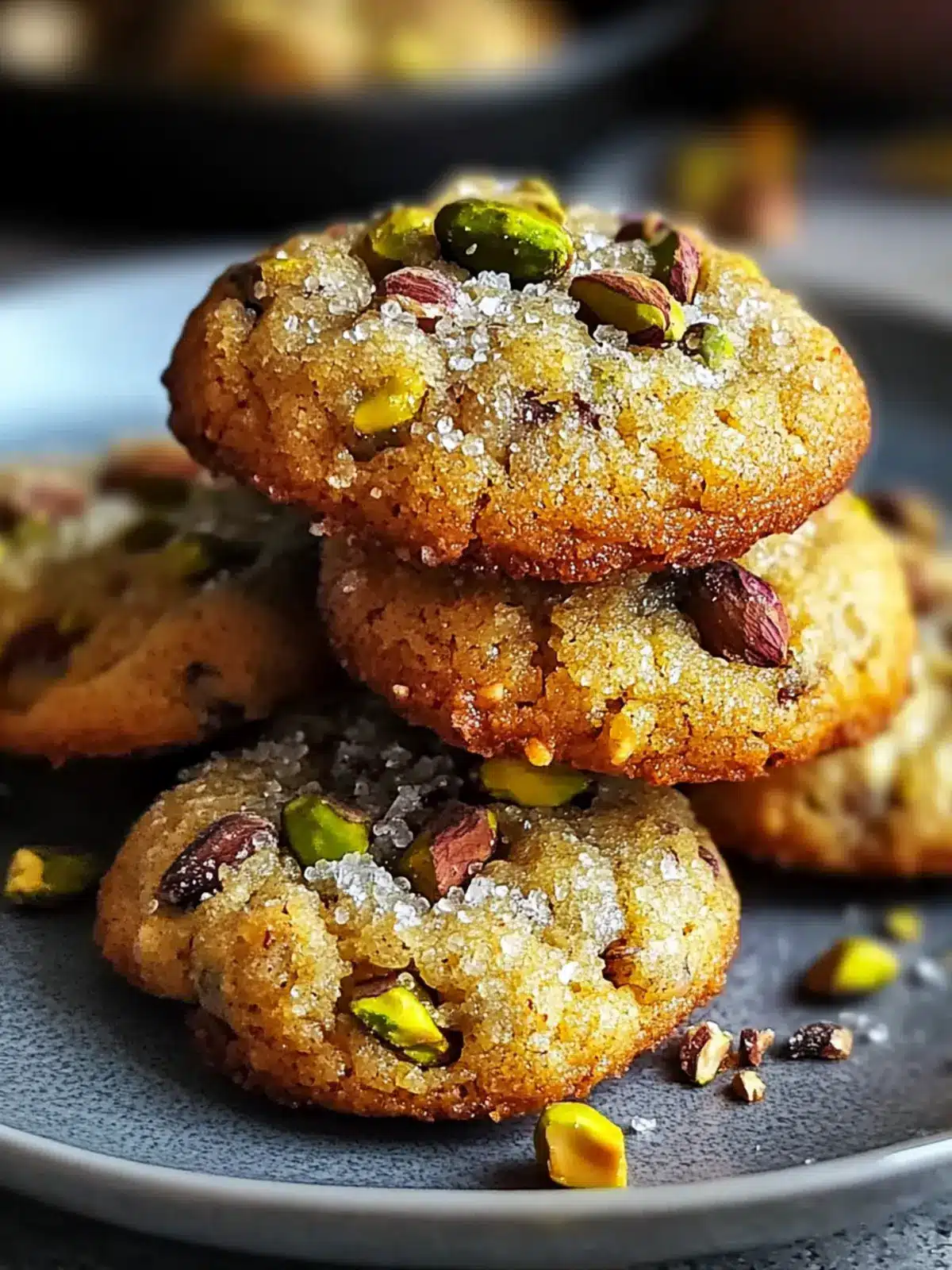 Sweet & Savory Salted Honey Pistachio Cookies Delight Today 2 Sweet & Savory Salted Honey Pistachio Cookies Delight