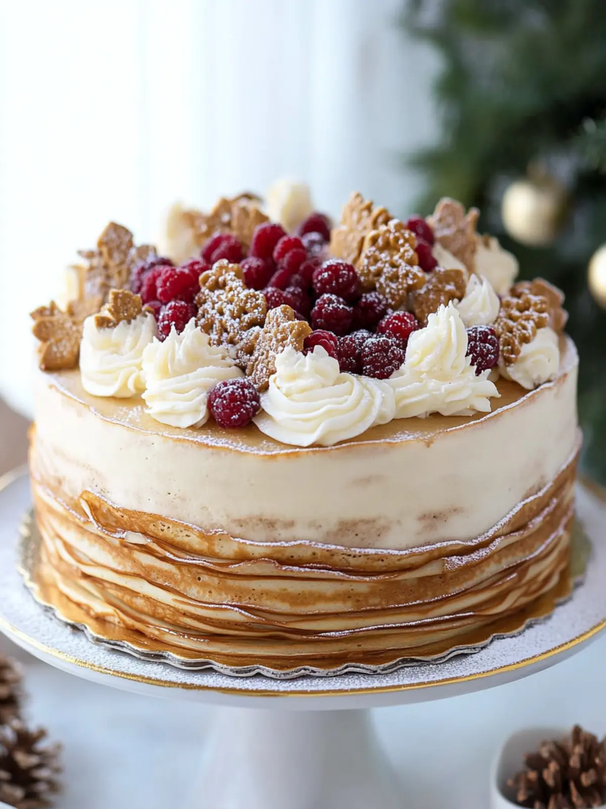 Gingerbread Crepe Cake: Your New Holiday Showstopper 3 Gingerbread Crepe Cake