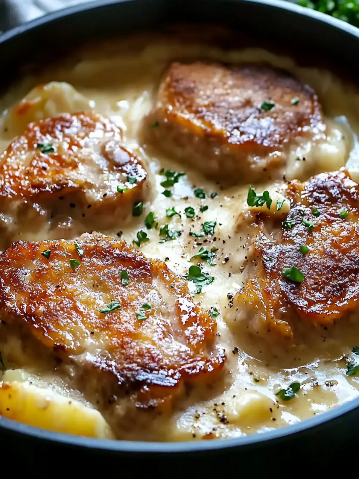 Irresistibly Savory Smothered Pork Chop and Scalloped Potato Bliss 2 Irresistibly Savory Smothered Pork Chop and Scalloped Potato Casserole