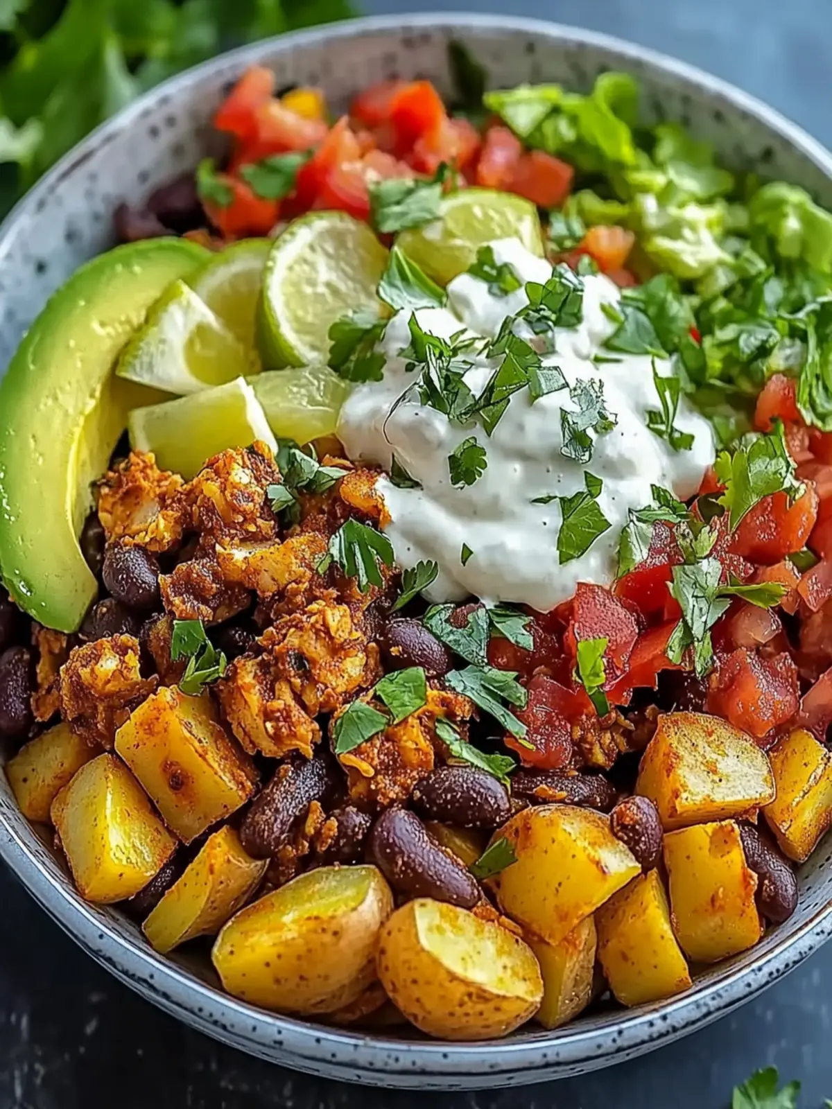 Loaded Potato Taco Bowl: Customizable Comfort Food Delight 4 Loaded Potato Taco Bowl