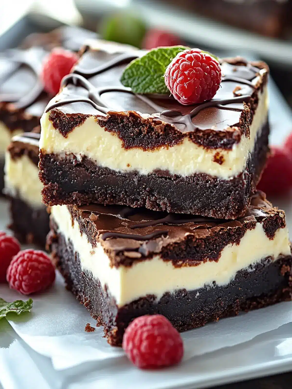 Irresistible Cheesecake Brownies: Your New Favorite Decadent Treat 2 Irresistible Cheesecake Brownies: Decadent Delight Awaits