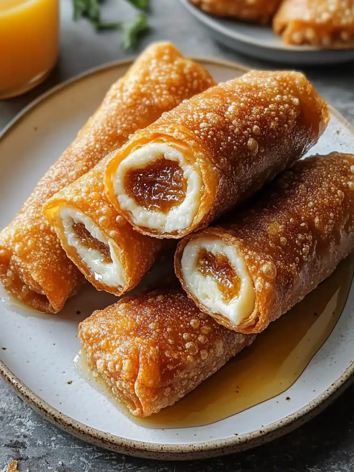 Texas Twinkies Egg Rolls with Honey: Crispy Tex-Mex Bliss 5 Texas Twinkies Egg Rolls with Honey