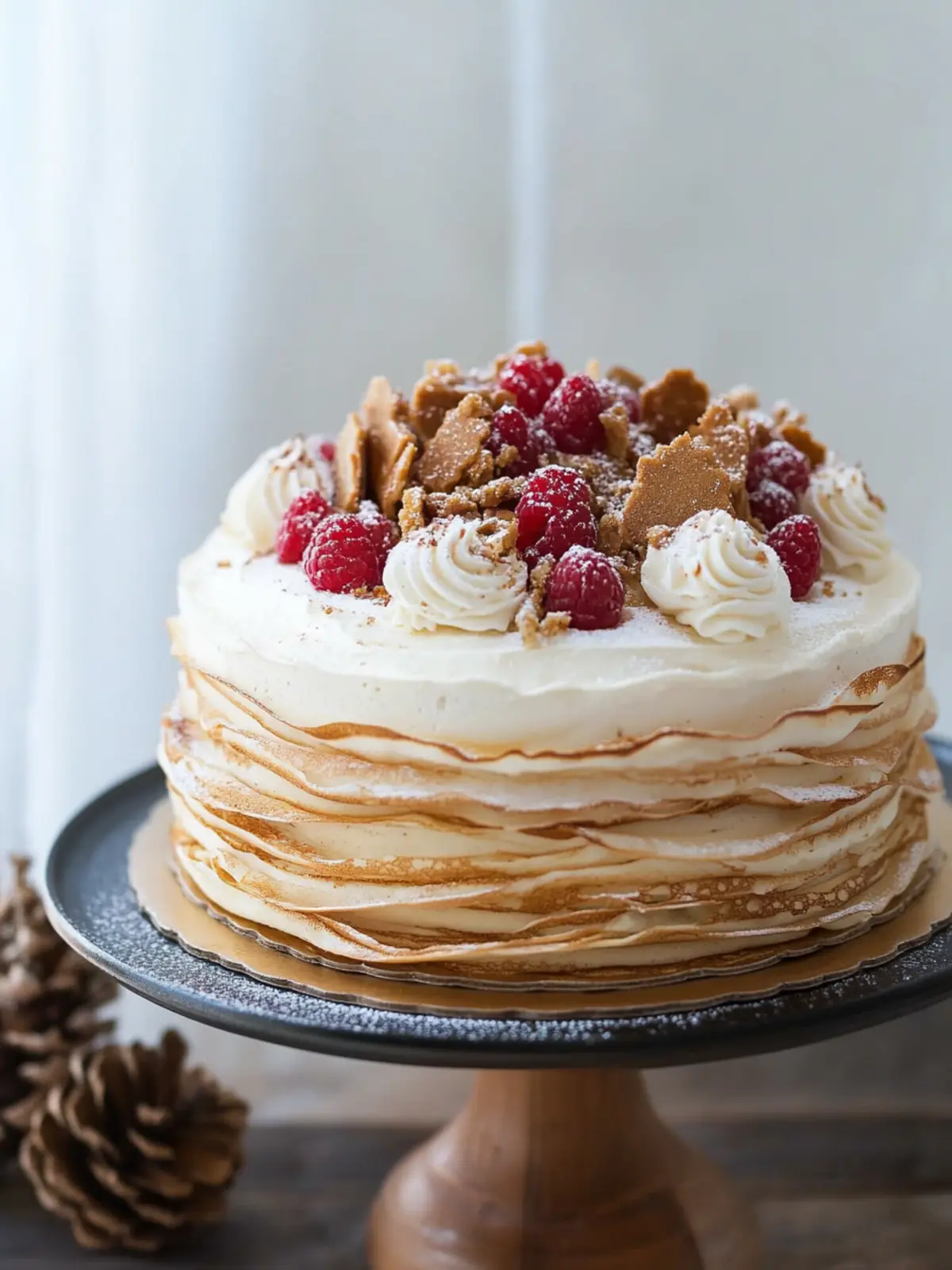Gingerbread Crepe Cake: Your New Holiday Showstopper 5 Gingerbread Crepe Cake