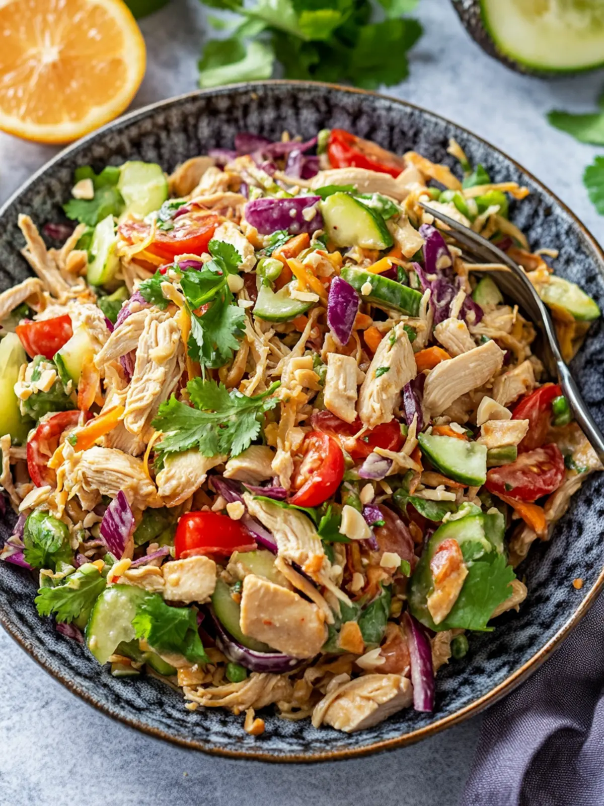 Delicious Thai Chicken Salad That'll Wow Your Taste Buds 2 Thai Chicken Salad