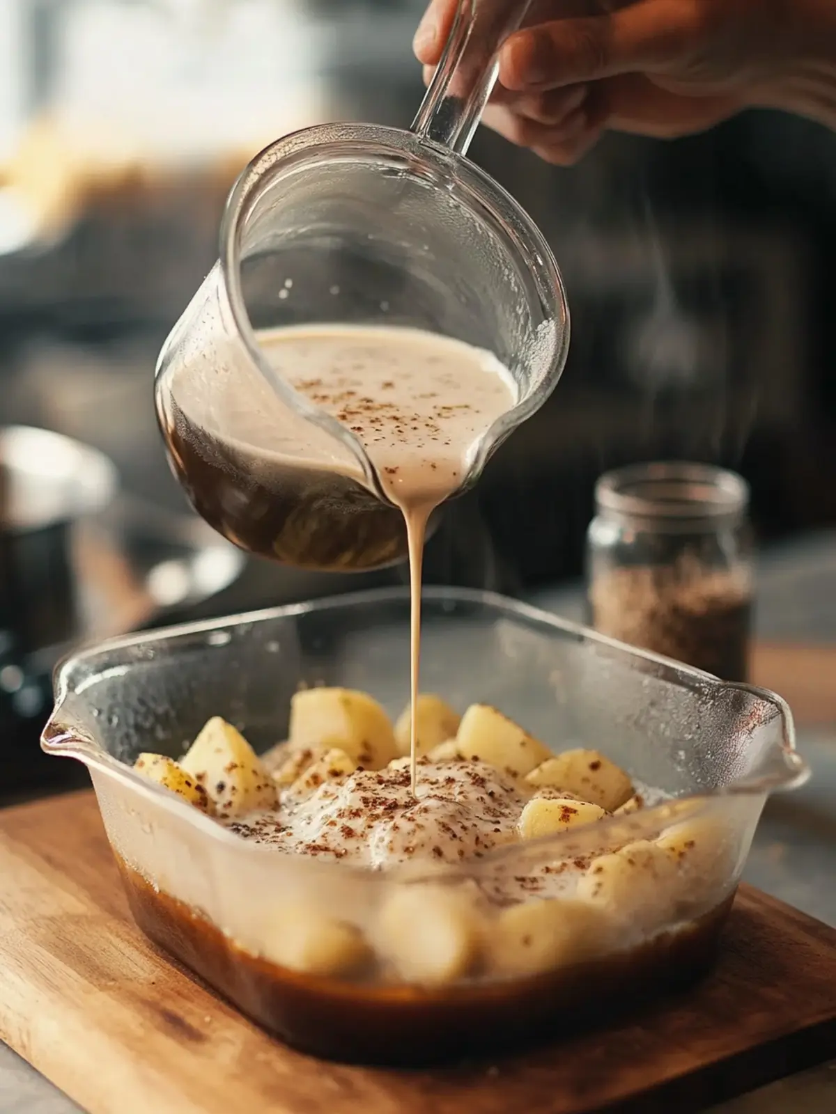 Creamy Pour-Over Potatoes: The Ultimate Comfort Food Delight 5 creamy pour-over over potatoes