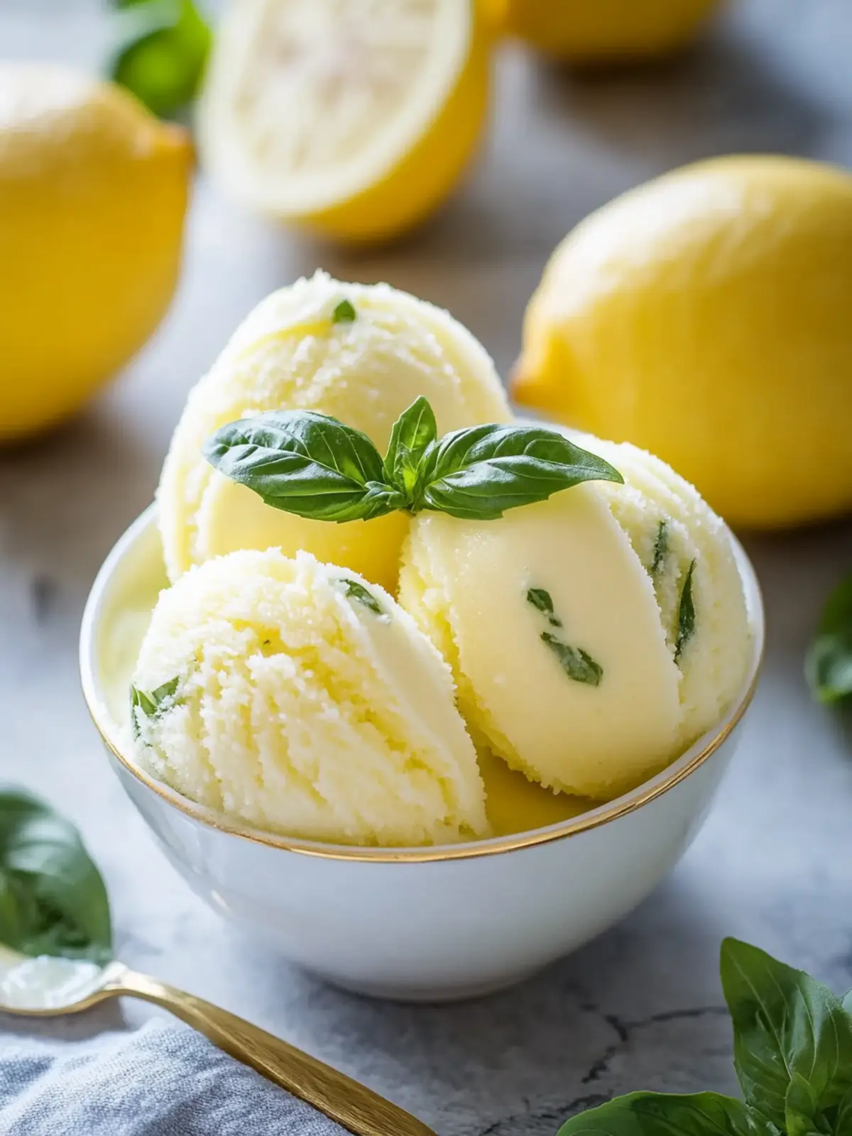 Lemon Basil Sorbet: Your Refreshing Summer Bliss Awaits 2 Lemon Basil Sorbet: Refreshing Summer Bliss Awaits!