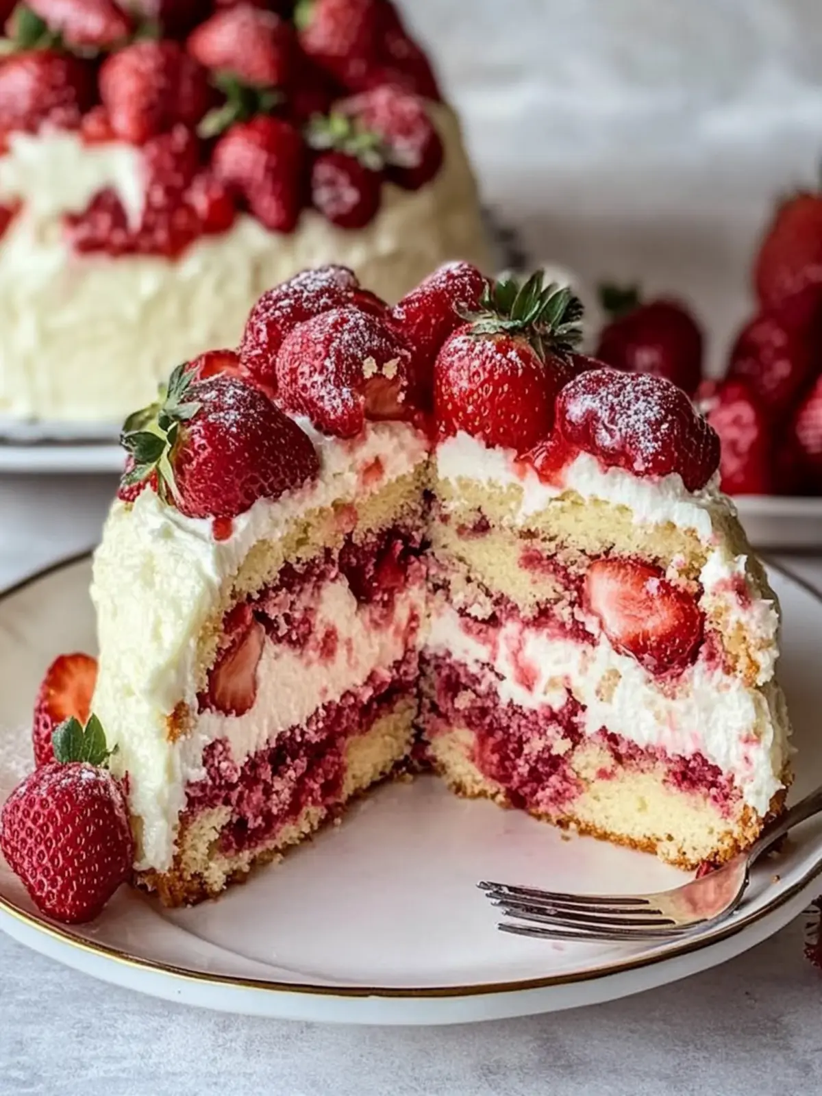 Delicious Strawberry Earthquake Cake: A Must-Try Delight! 2 Strawberry Earthquake Cake