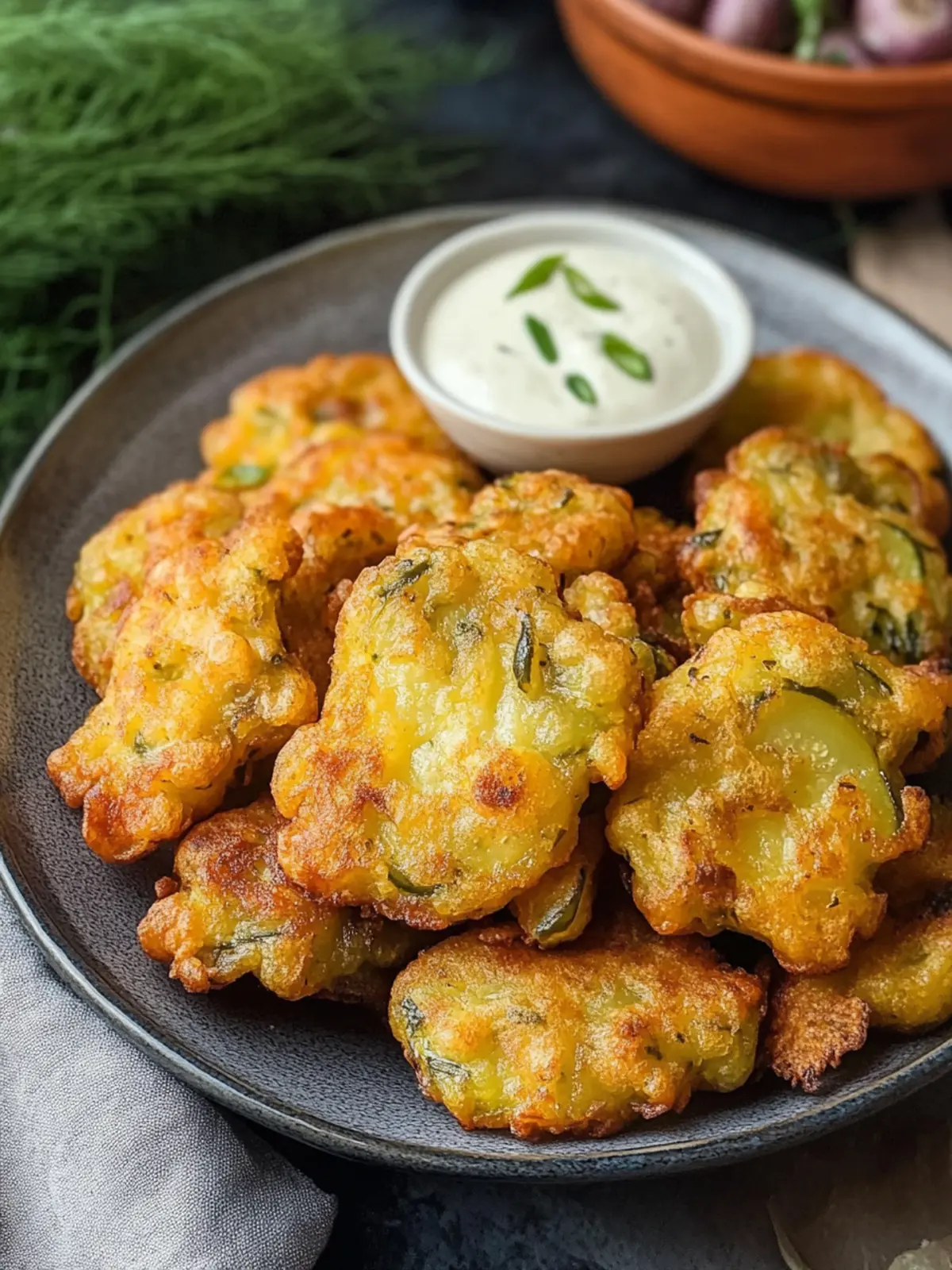 Crispy Dill Pickle Fritters That Are Irresistibly Easy! 4 Dill Pickle Fritters