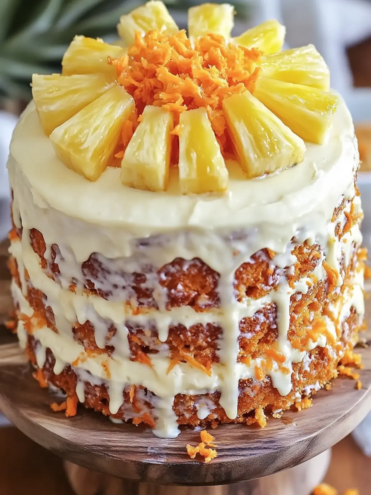 Hawaiian Carrot Pineapple Cake That Will Brighten Your Day 2 Hawaiian Carrot Pineapple Cake
