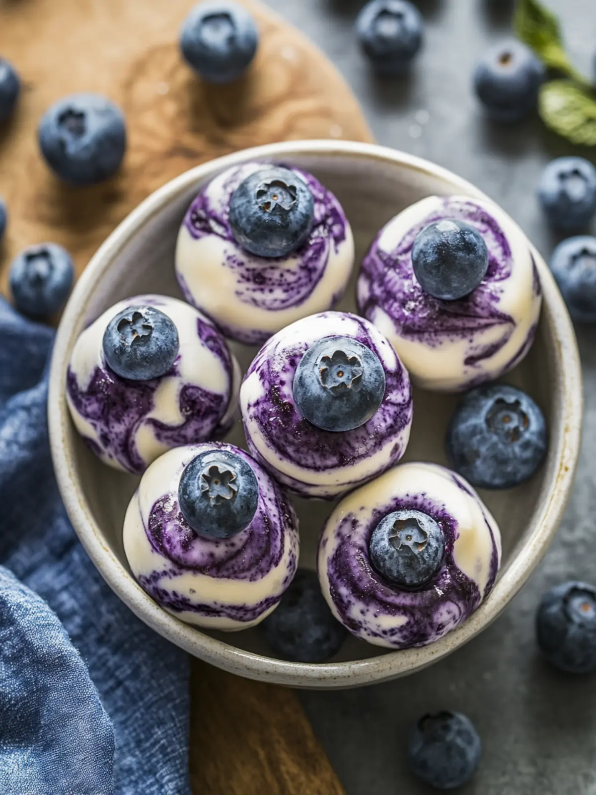 Delicious Blueberry Greek Yogurt Bites for Guilt-Free Snacking 4 Blueberry Greek Yogurt Bites