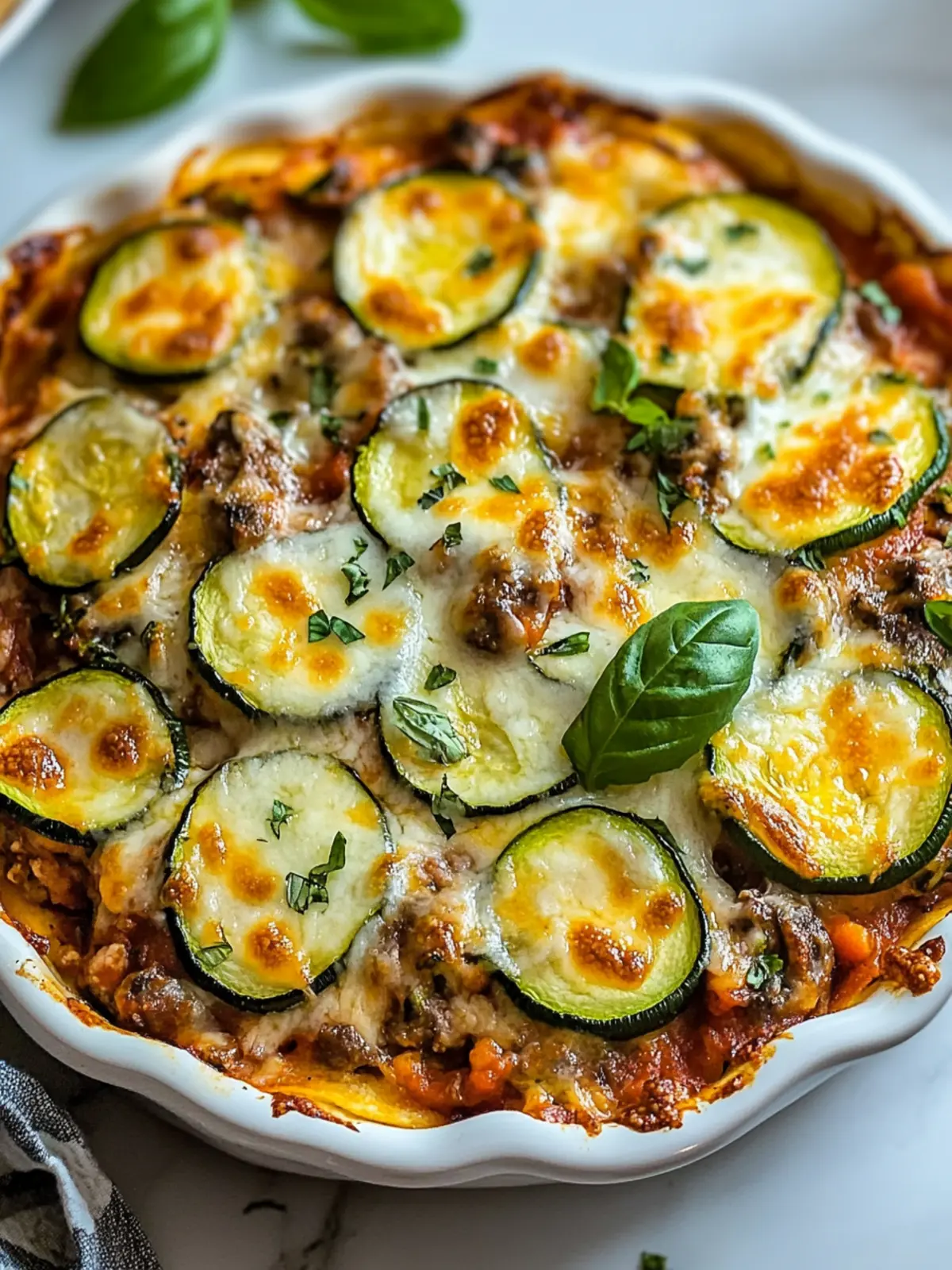Guilt-Free Zucchini Pizza Casserole for the Whole Family 2 Zucchini Pizza Casserole