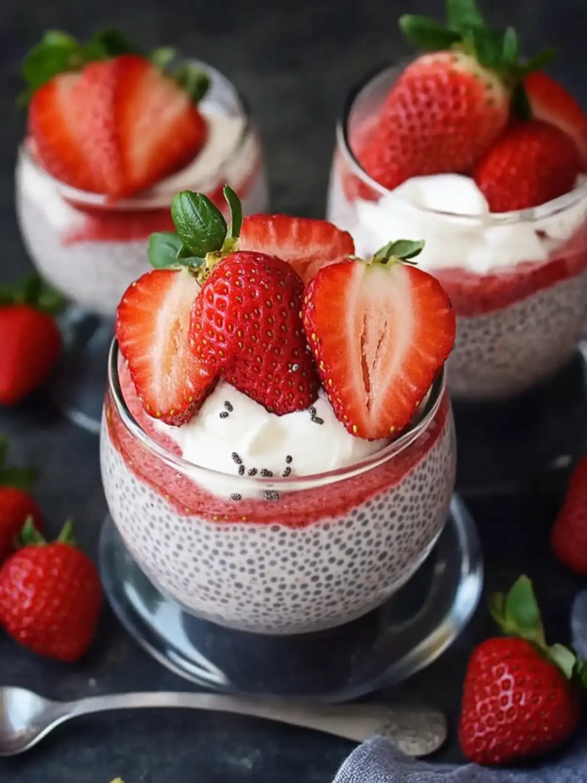 Strawberry Cheesecake Chia Pudding Recipe for Guilt-Free Bliss 2 Strawberry Cheesecake Chia Pudding Recipe