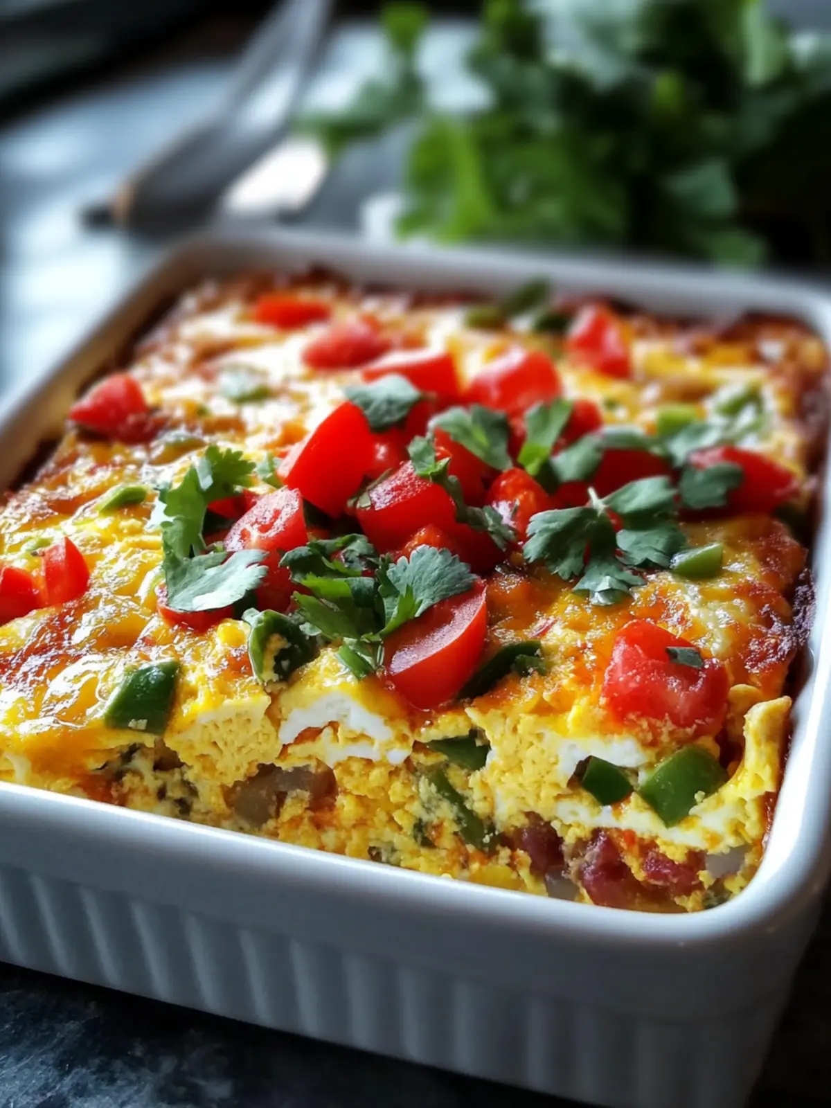 Savory Southwest Egg Bake: Your Easy Breakfast Casserole Fix 2 Savory Southwest Egg Bake: Easy Breakfast Casserole Recipe